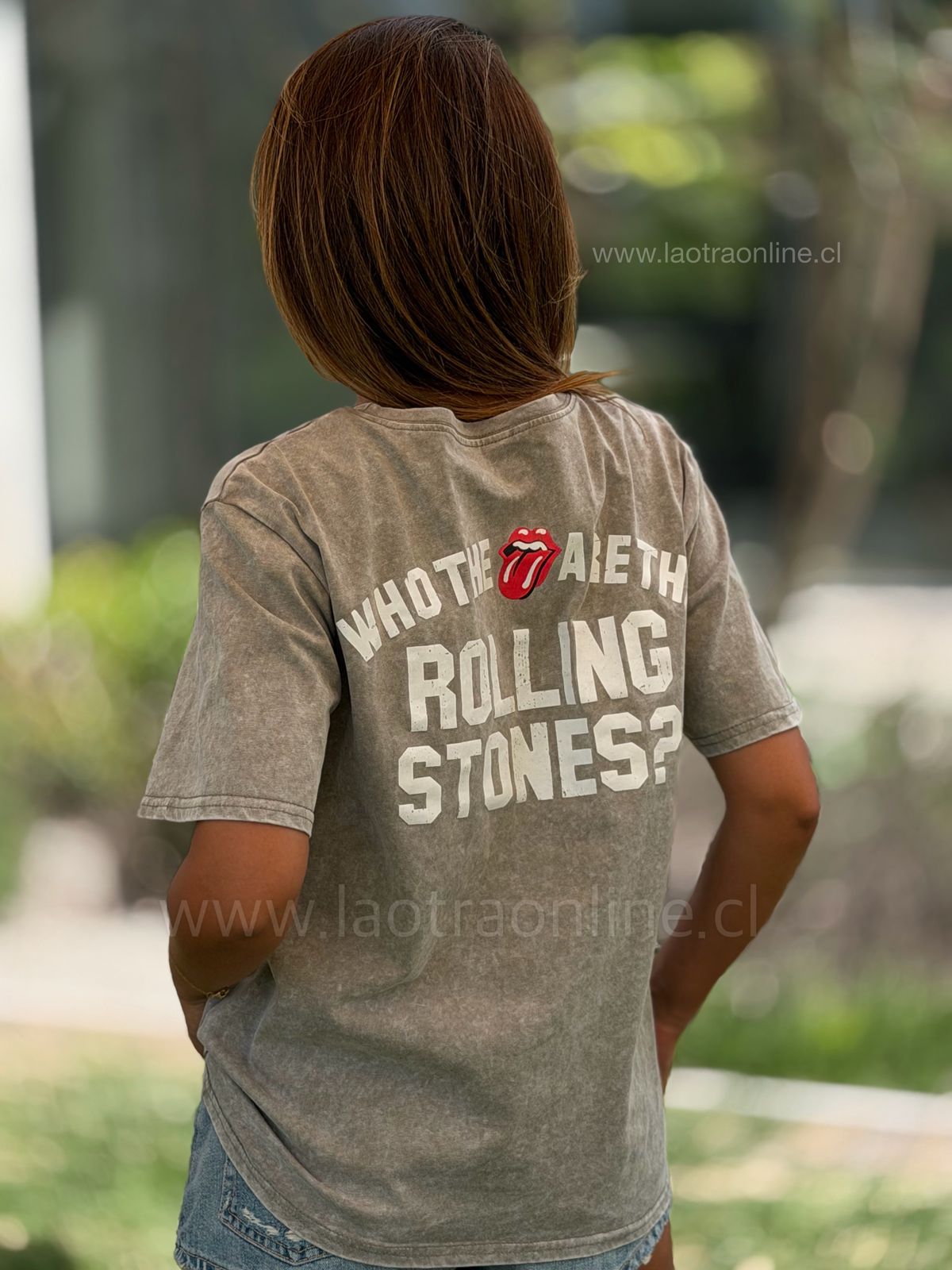 Polera Rolling taupe