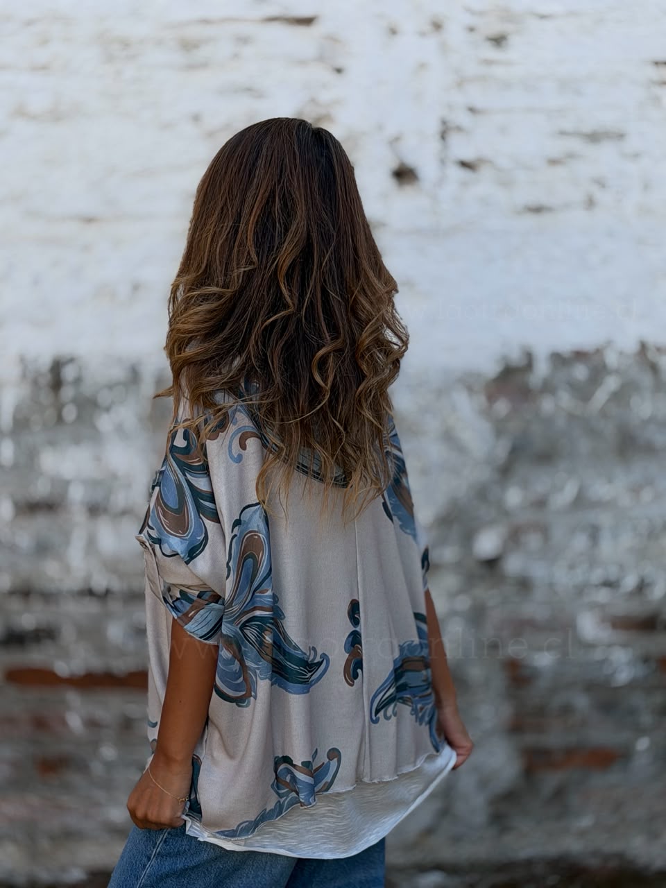 Set 2 poleras Asia gris/moka