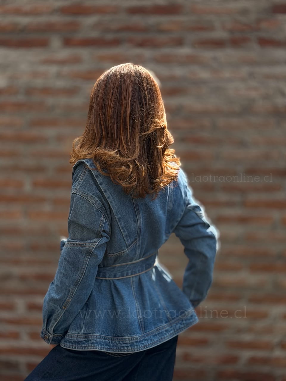 Chaqueta Mezclilla vuelitos azul