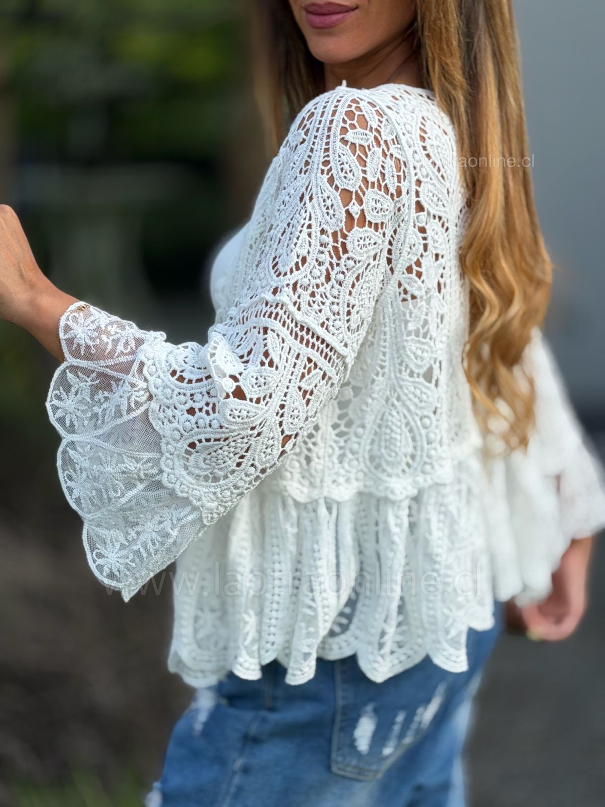 Tapado Versalles blanco