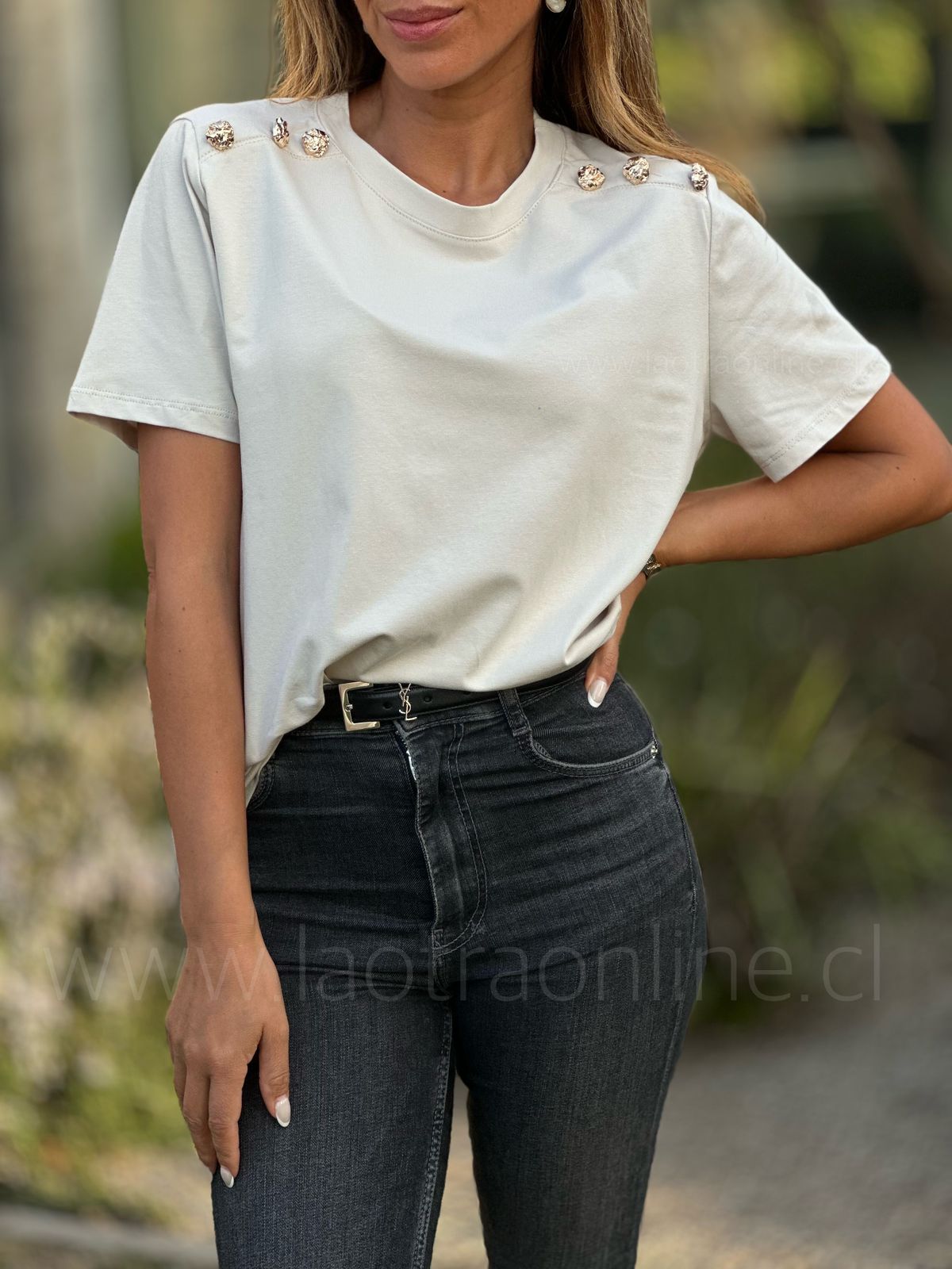 Polera Barbados beige