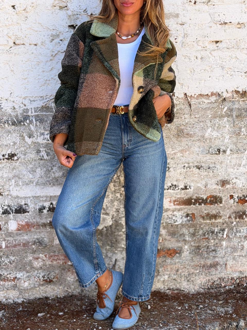 Chaqueta Italiana marrón