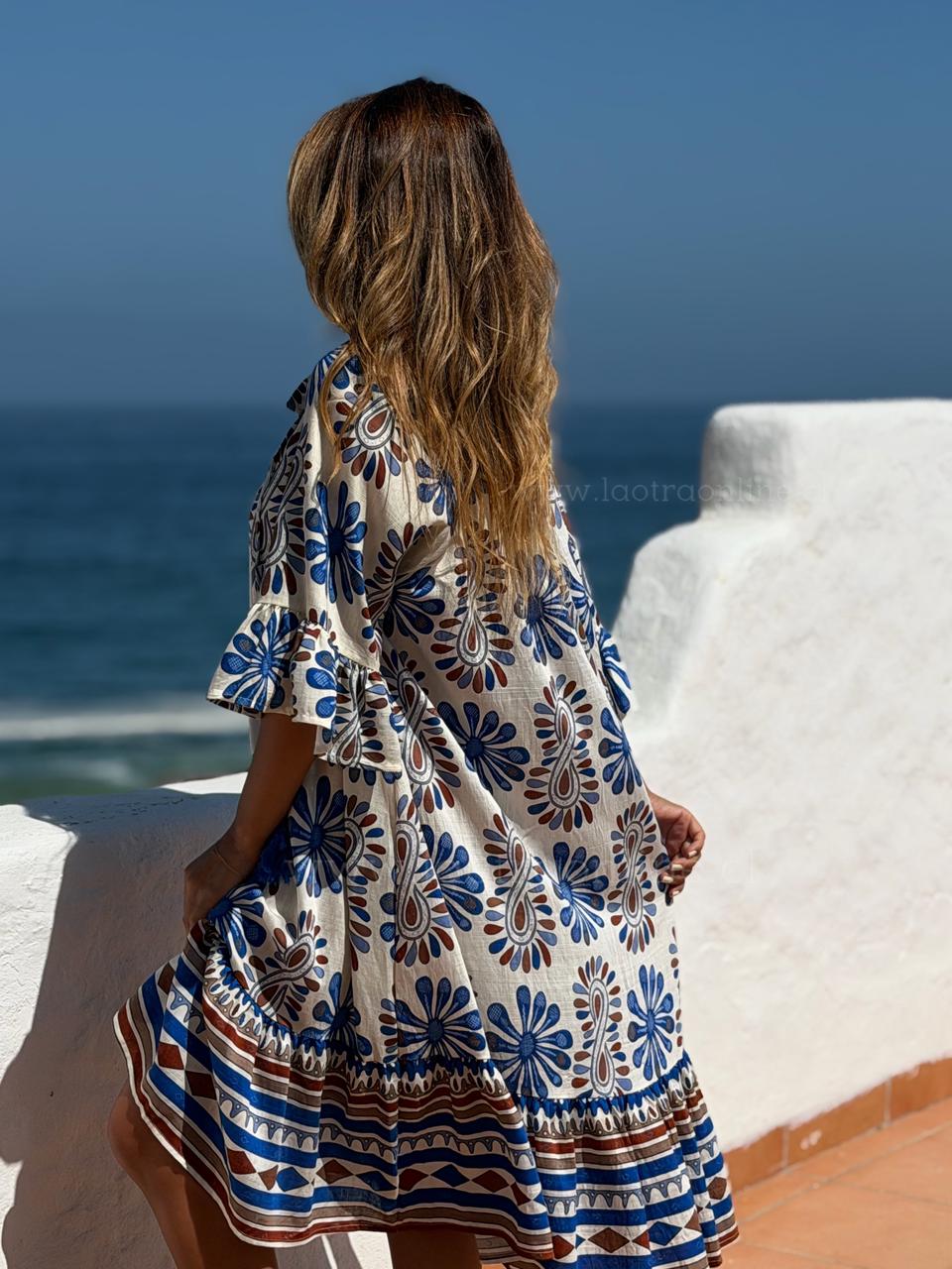 Vestido Reina azul