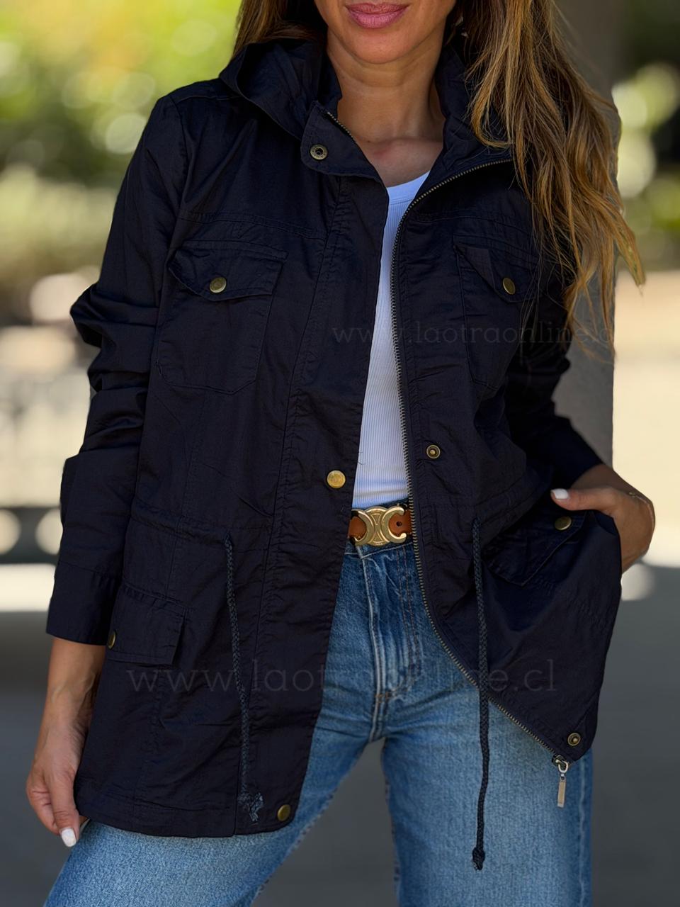 Chaqueta Évora azul marino oscuro