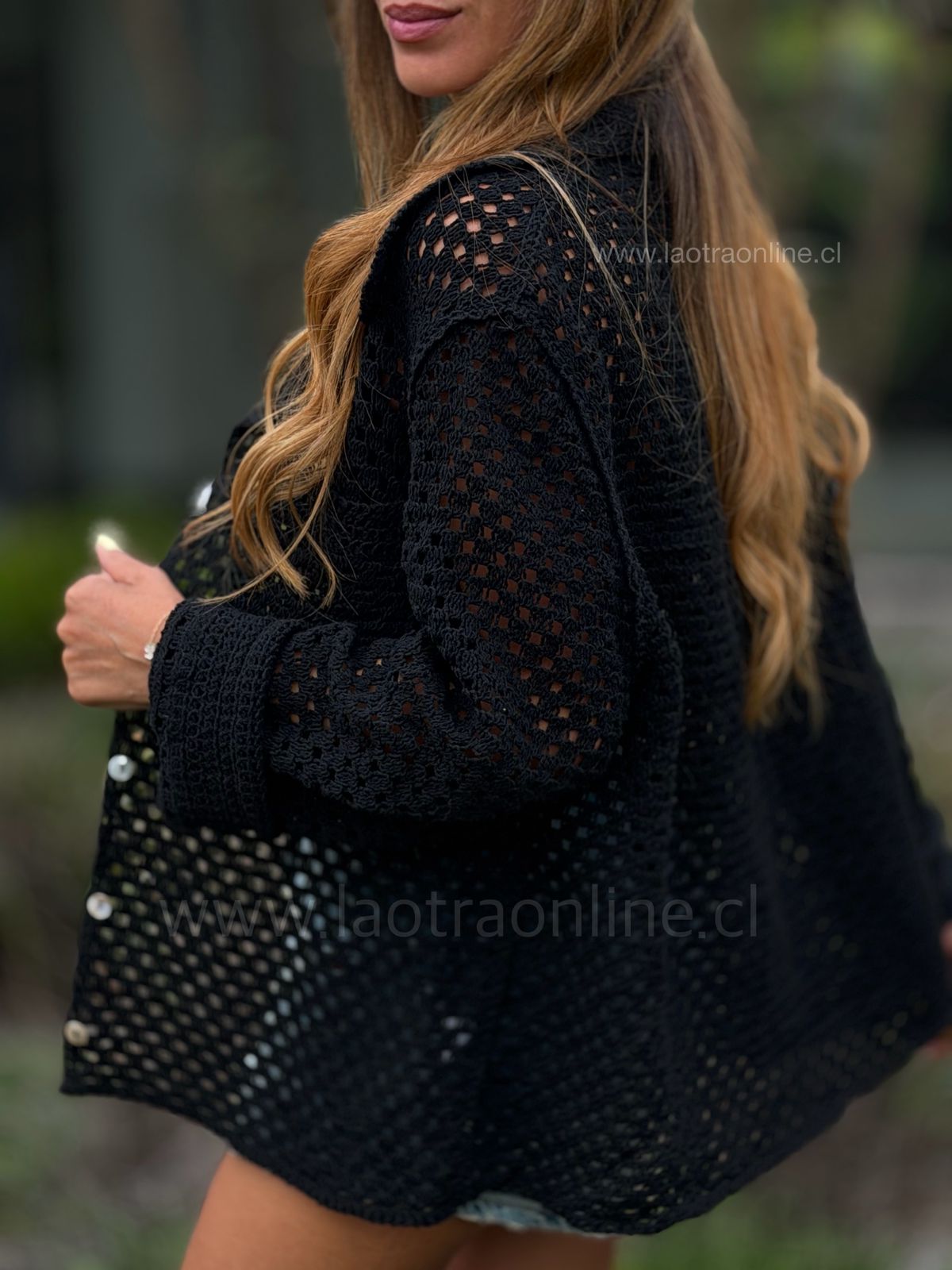 Blazer tejido Irma negro