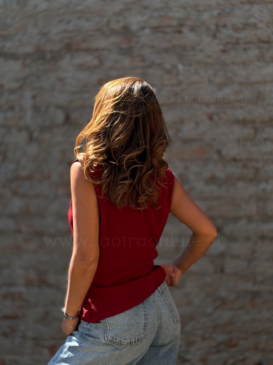 Polera Manhattan cherry