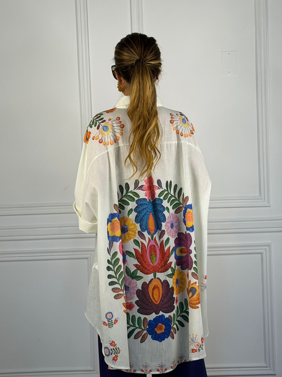 Blusa Mónaco blanco