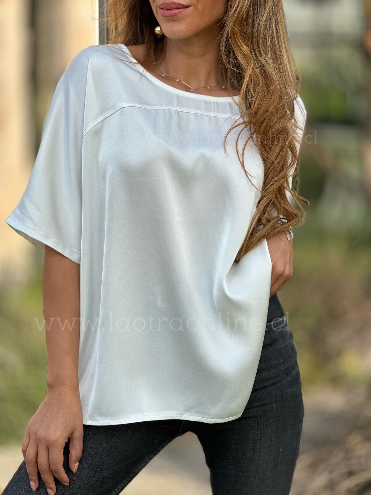 Polera Milano perla