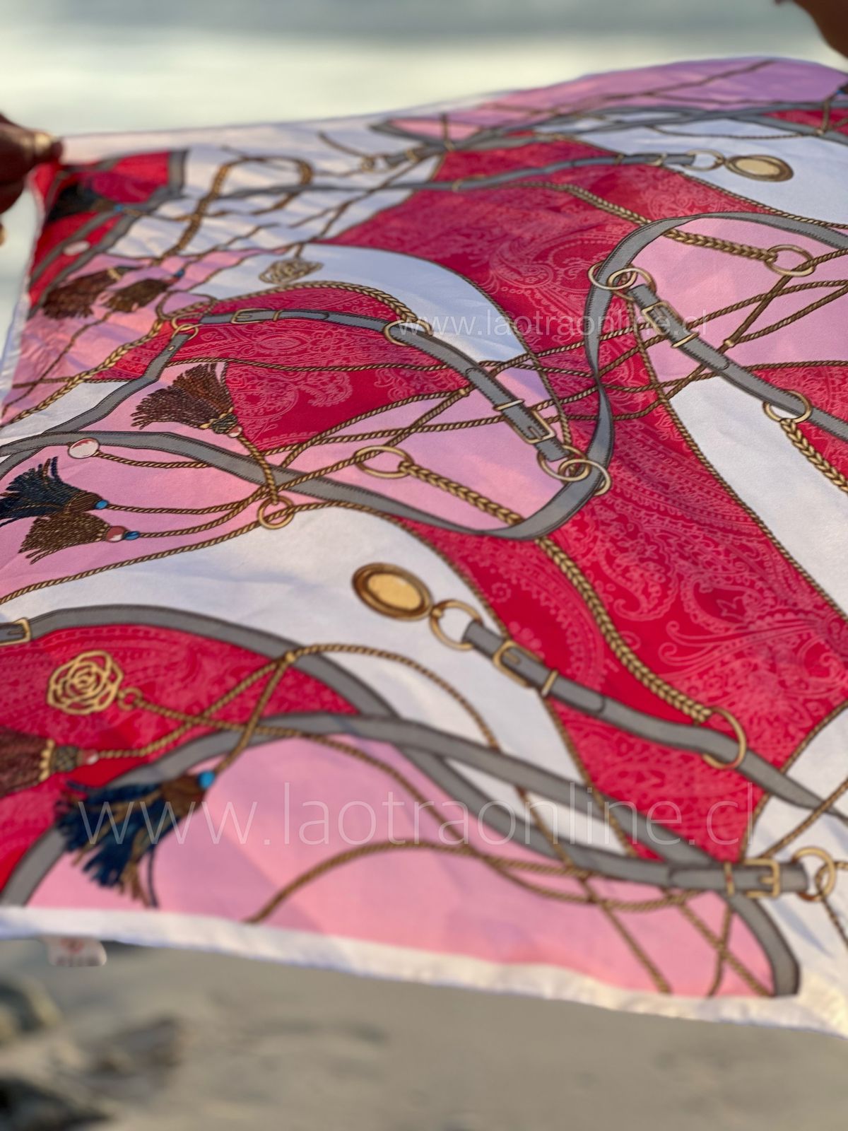 Pañuelo Trópico rosa