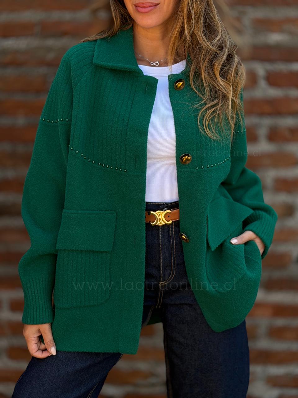 Abrigo Los Ángeles verde
