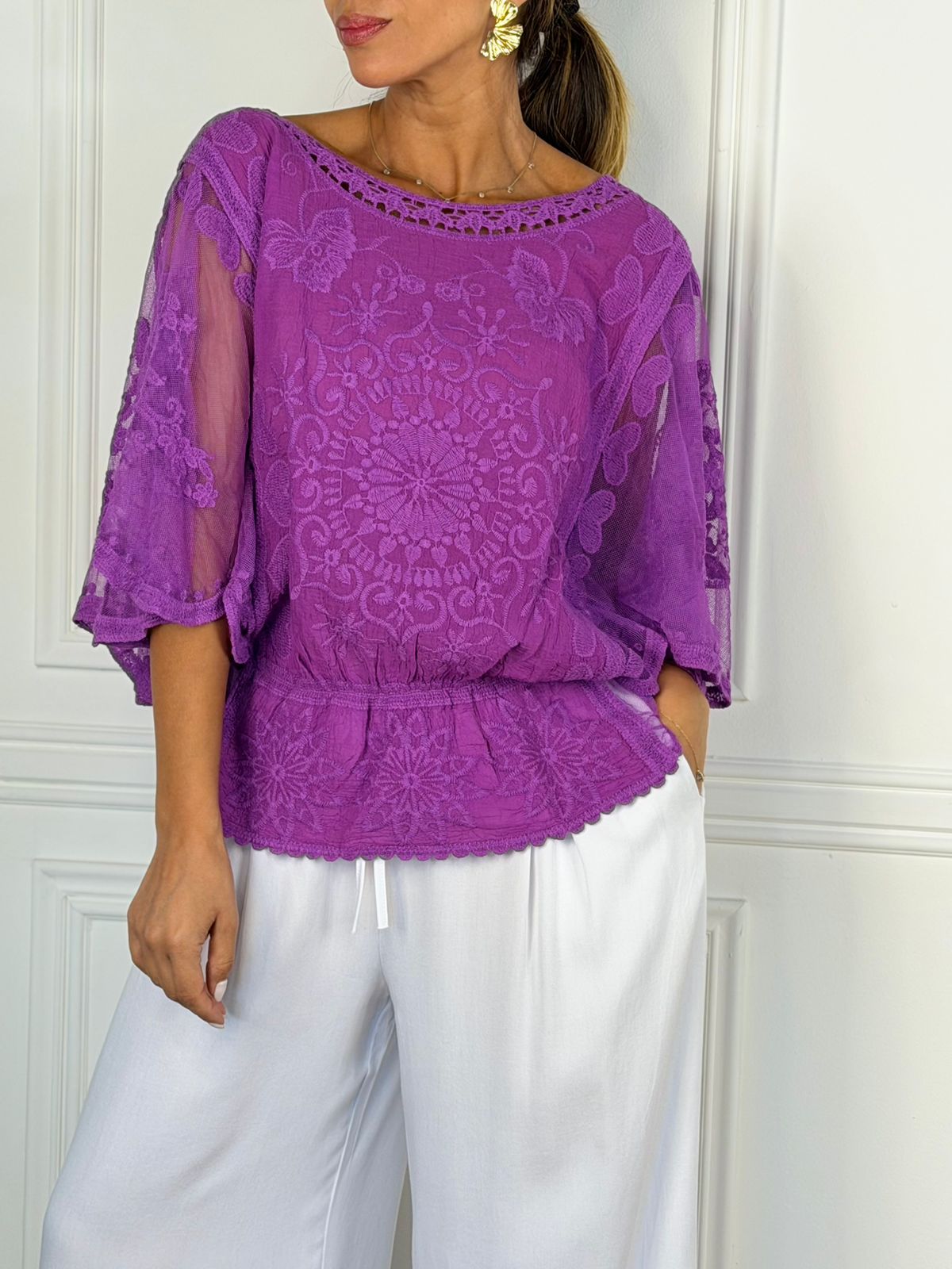 Polera Portugal magenta