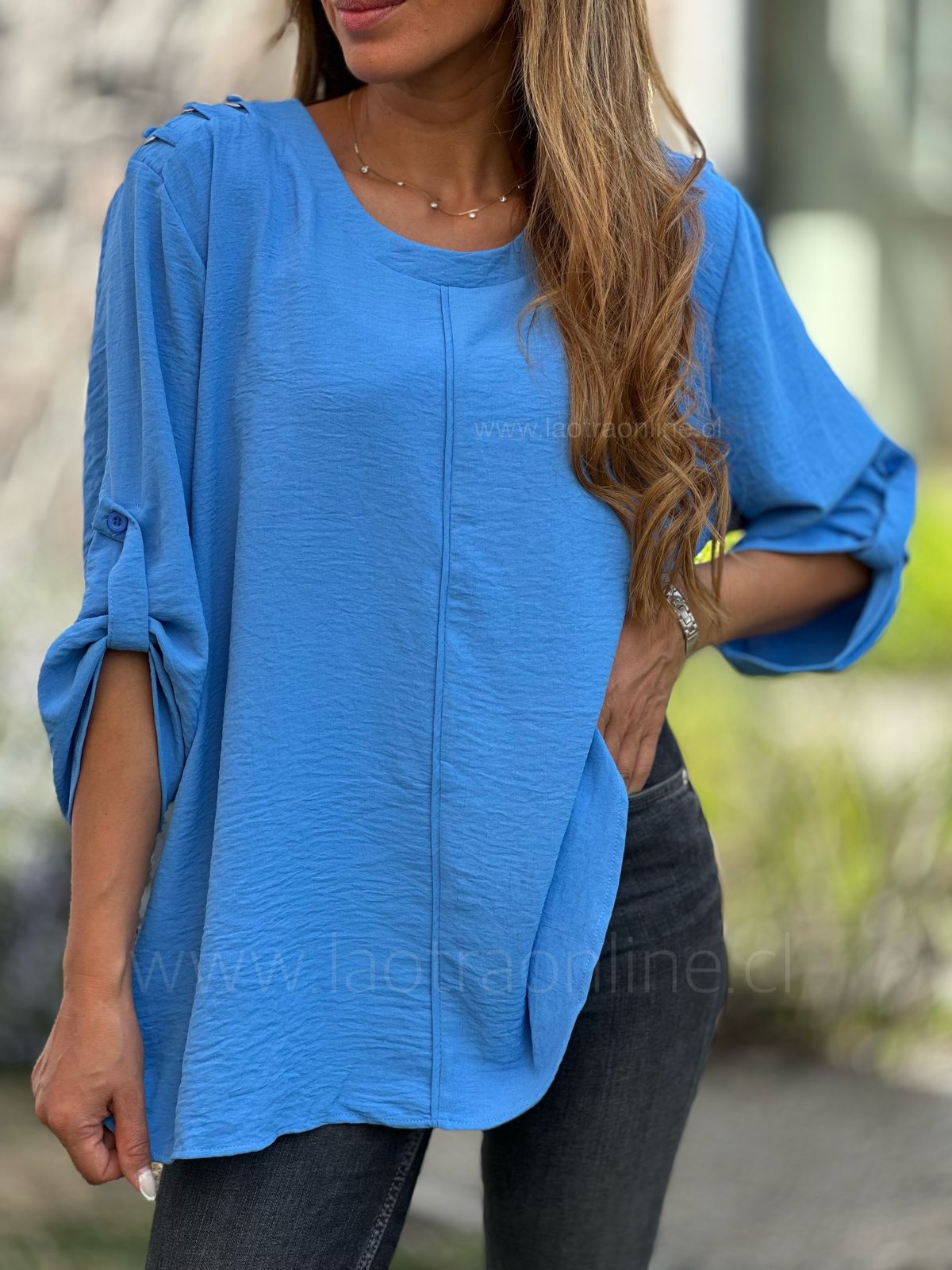 Blusa Micaela azul
