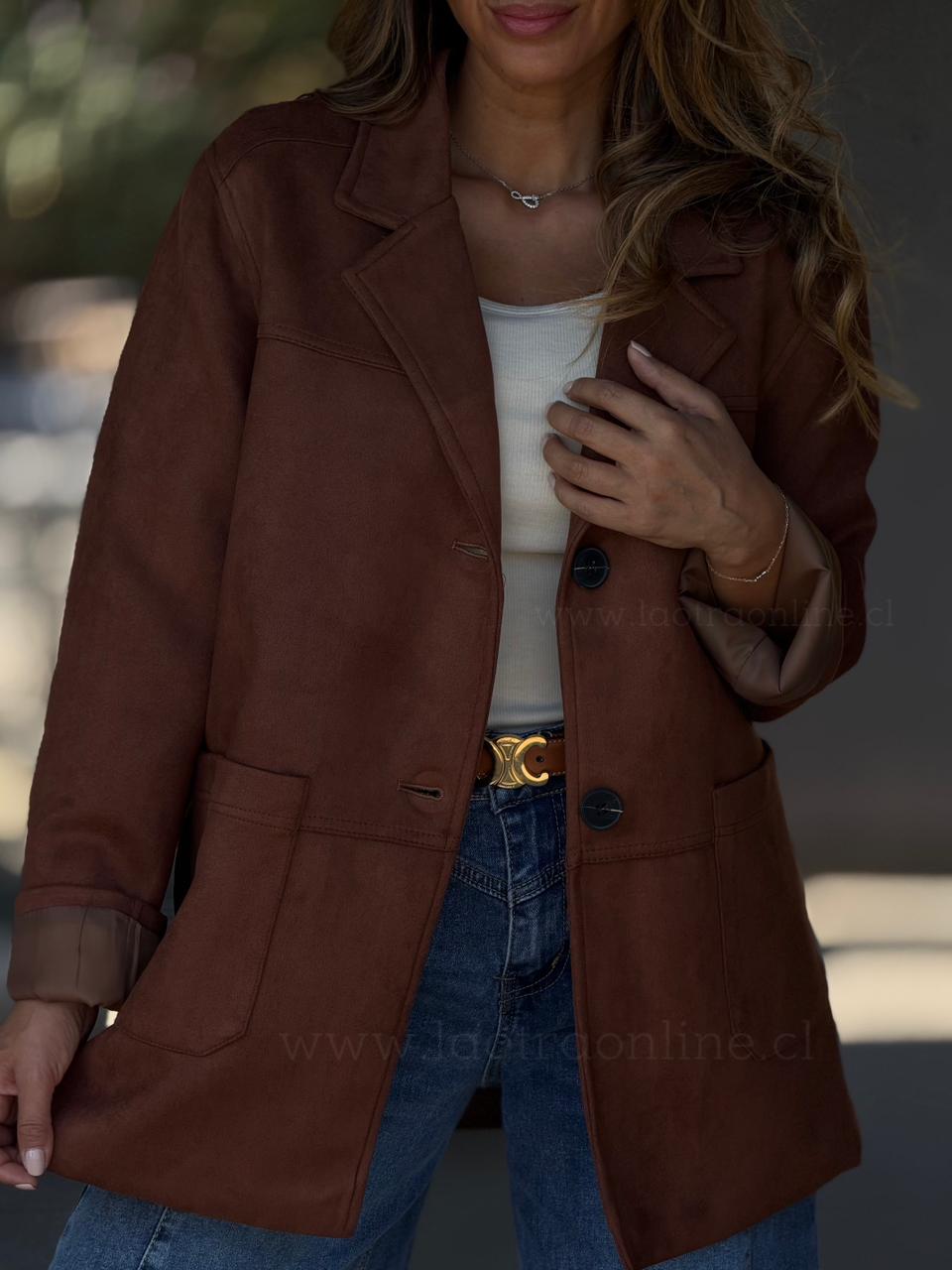 Blazer Gamuza Premium toffe