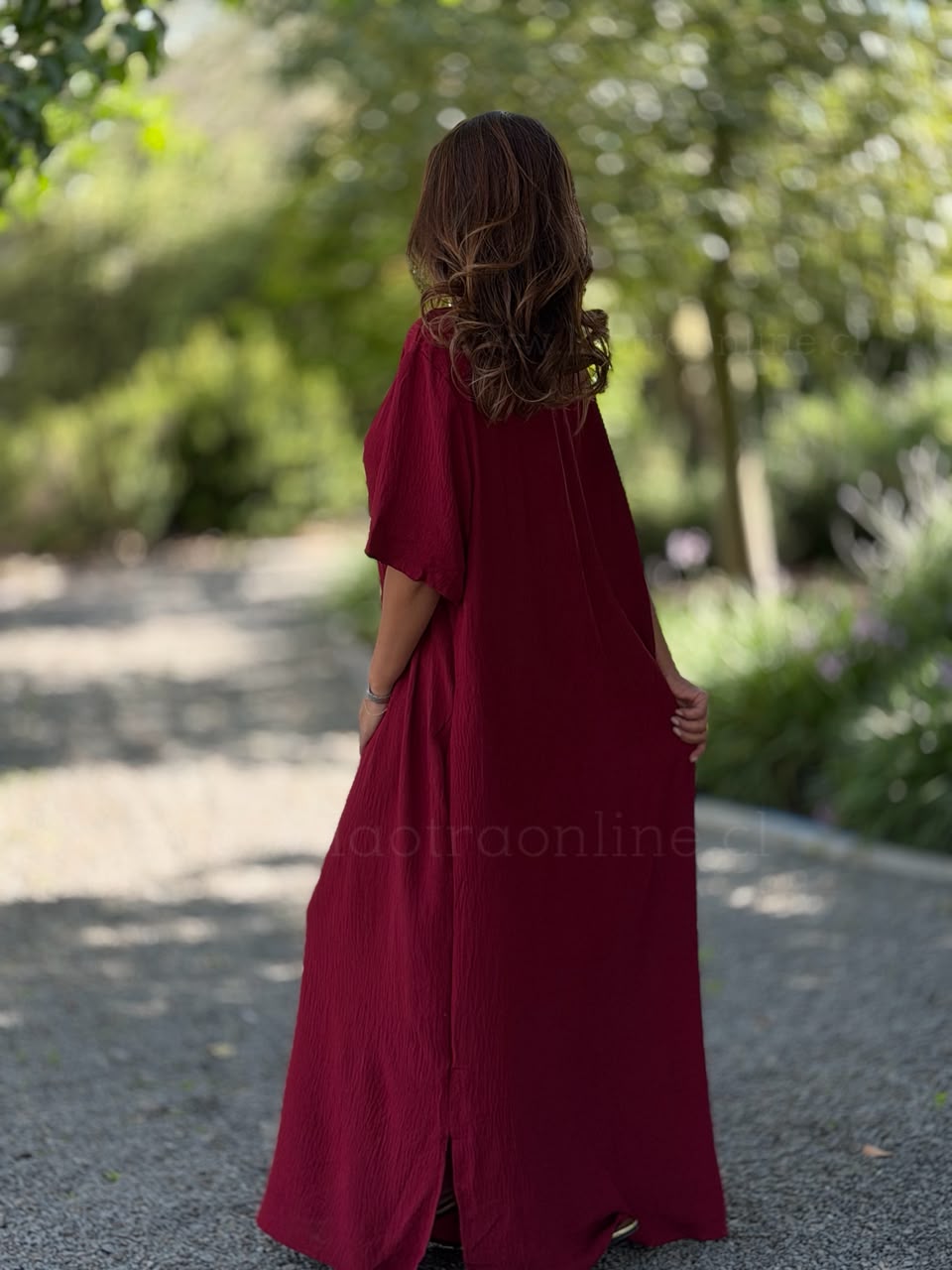 Túnica Mediterráneo cherry