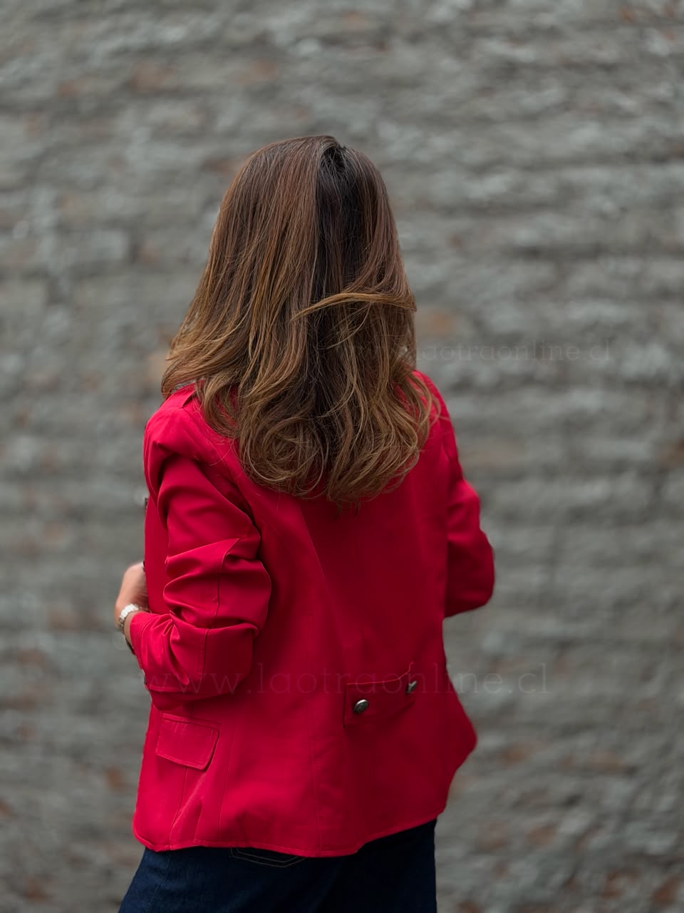 Blazer Napoleón rojo