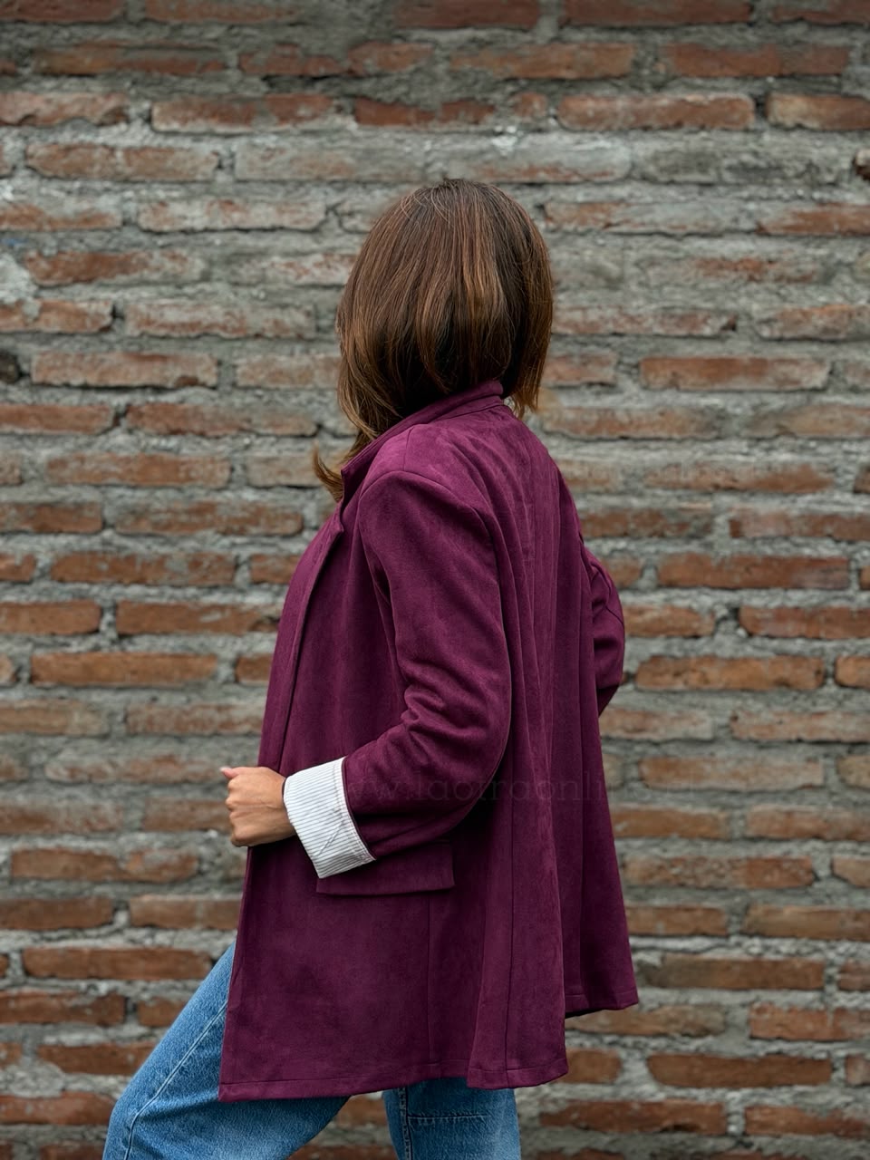 Blazer Suede ciruela