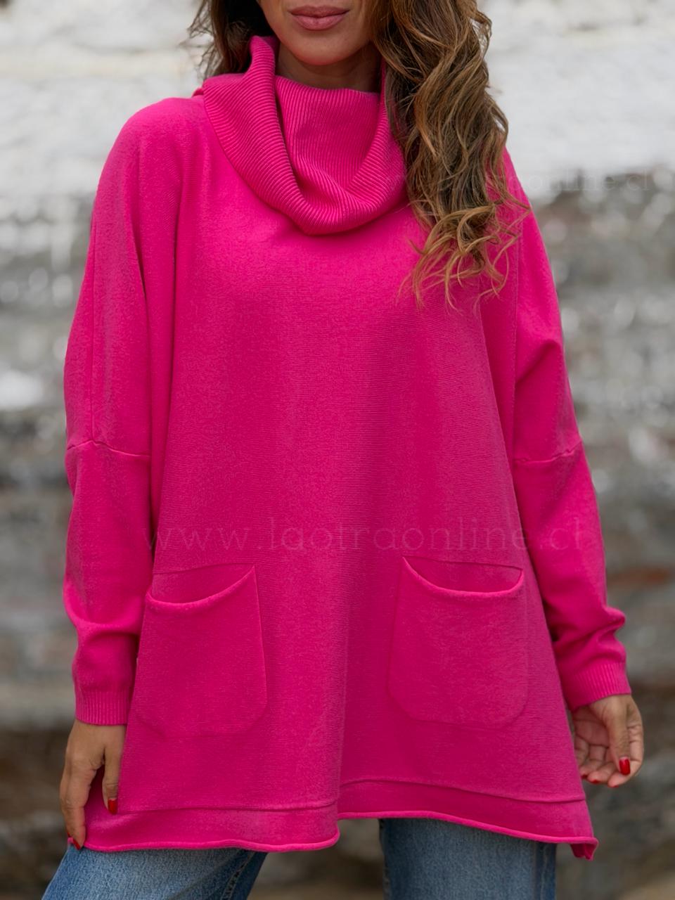 Maxi Oversize Azalea fucsia