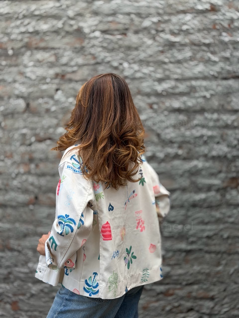 Chaqueta Formas beige