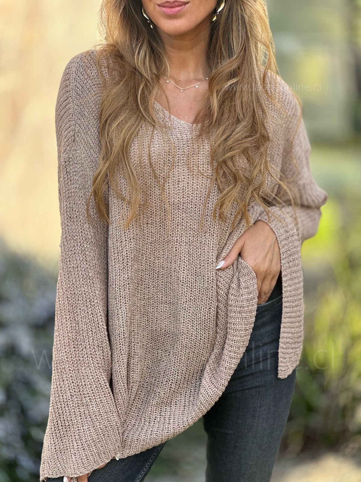 Sweater Bohemio camel