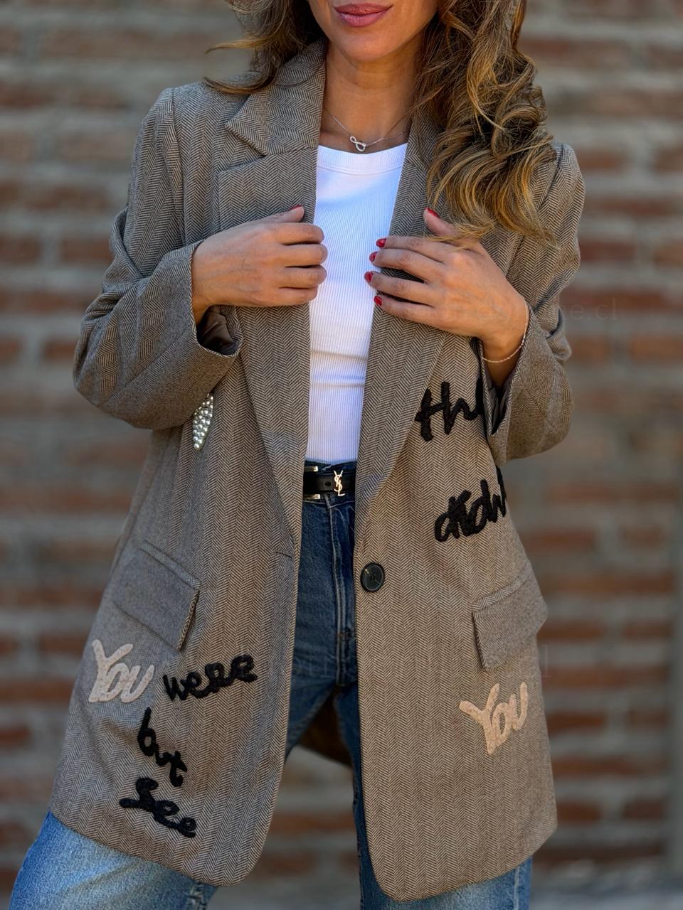 Blazer Tú taupe