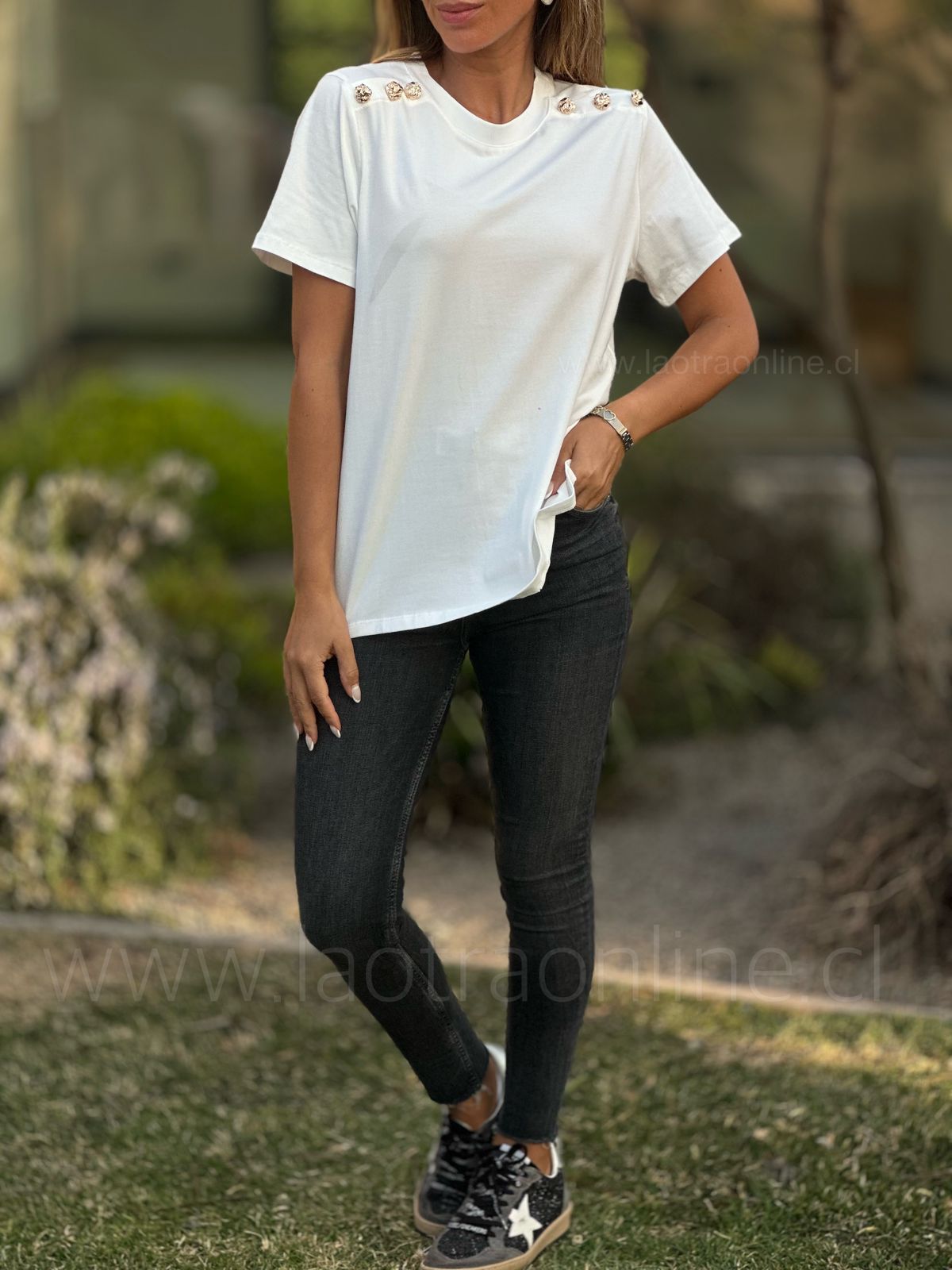 Polera Barbados blanco