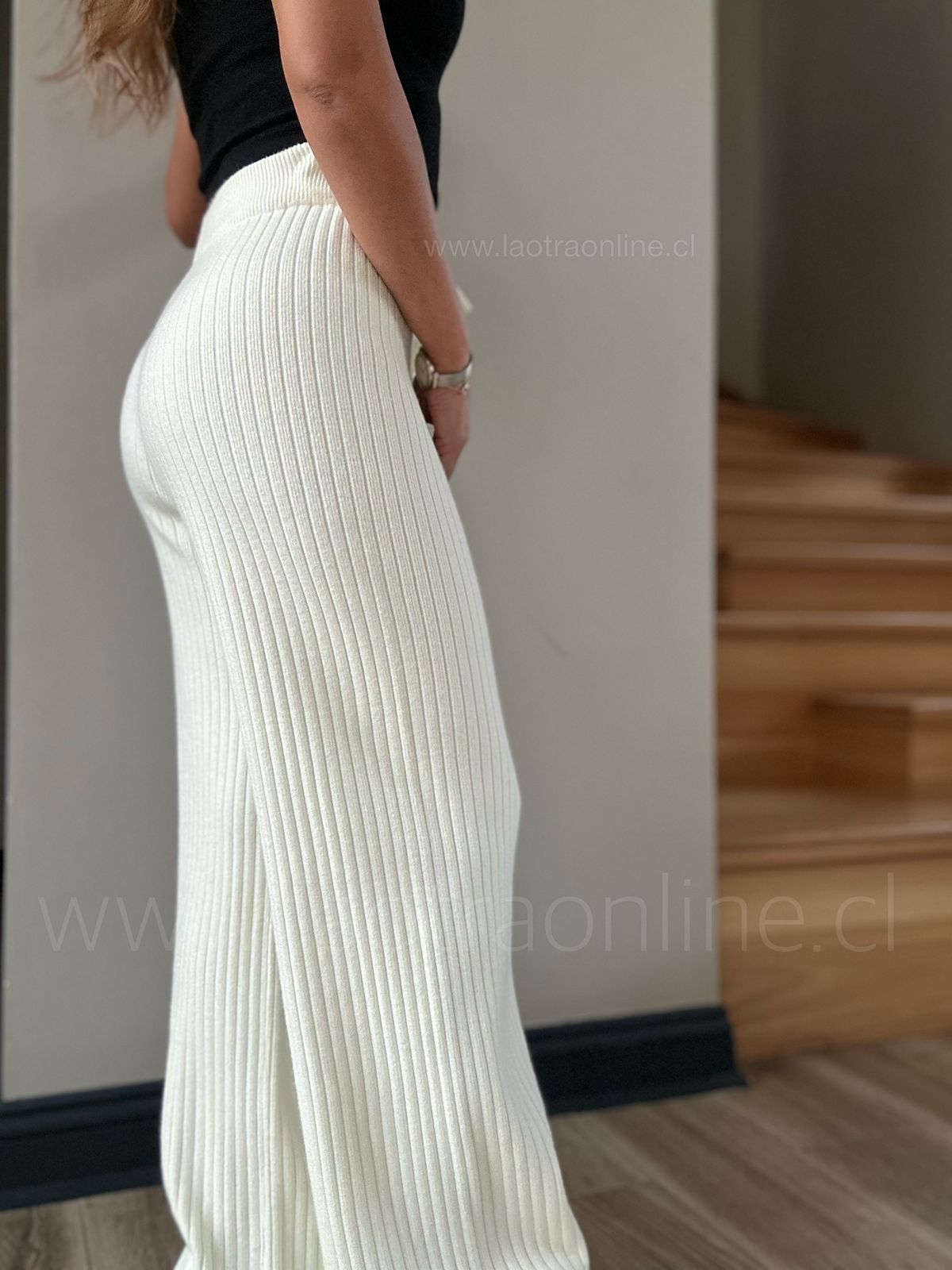 Pantalón Caribe blanco/crema