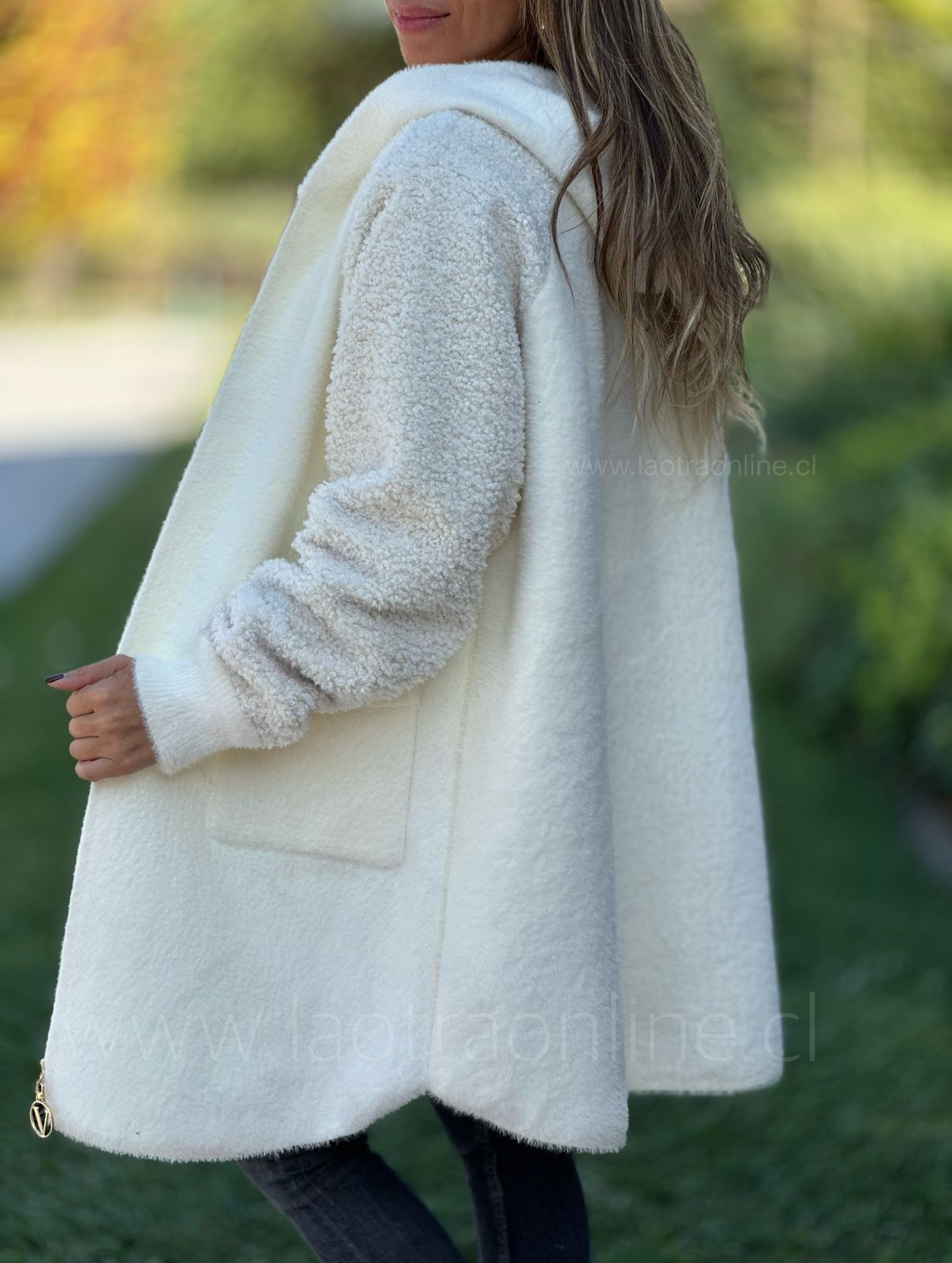 Abrigo Florentina crema