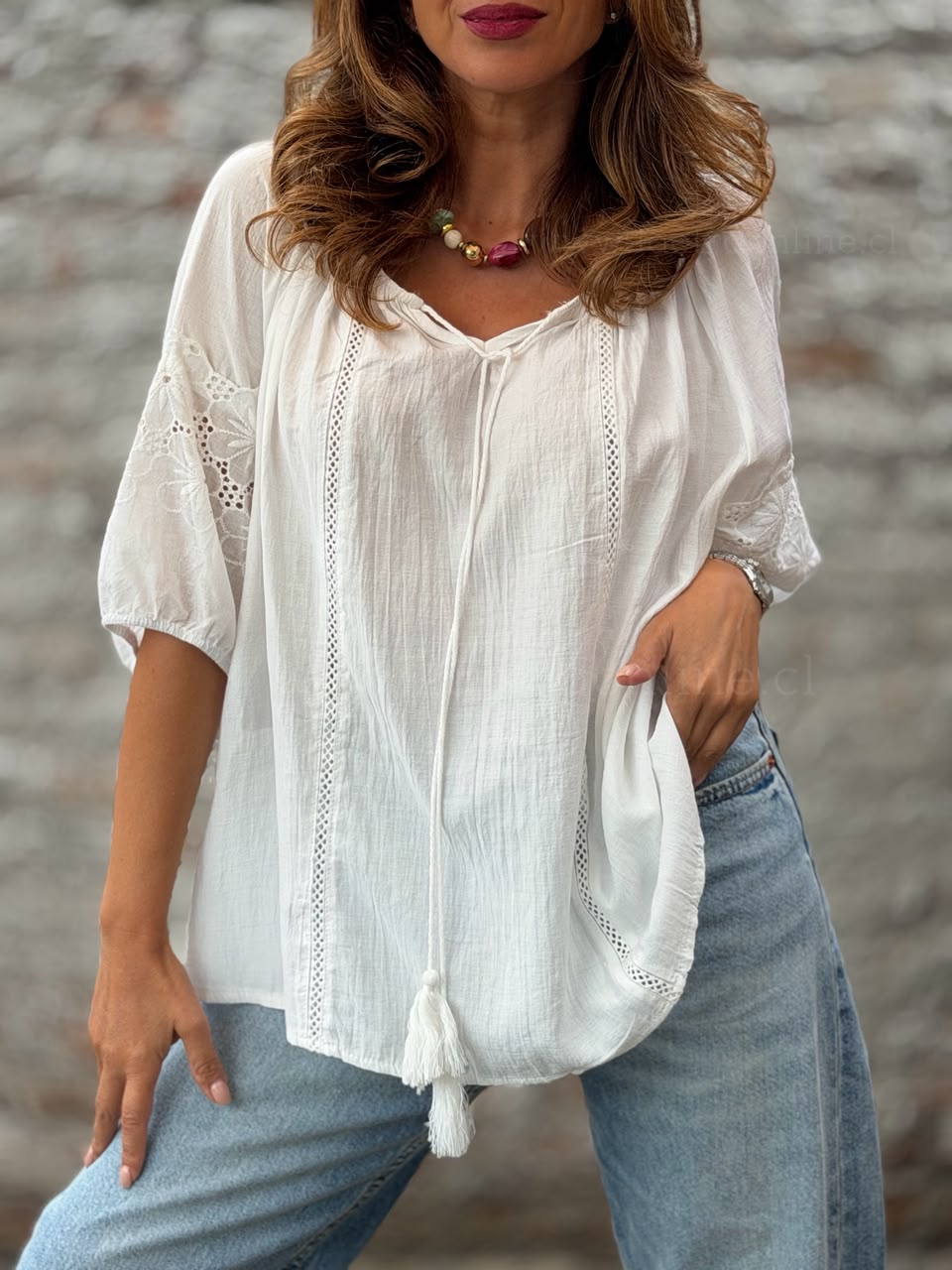 Blusa Capri blanco