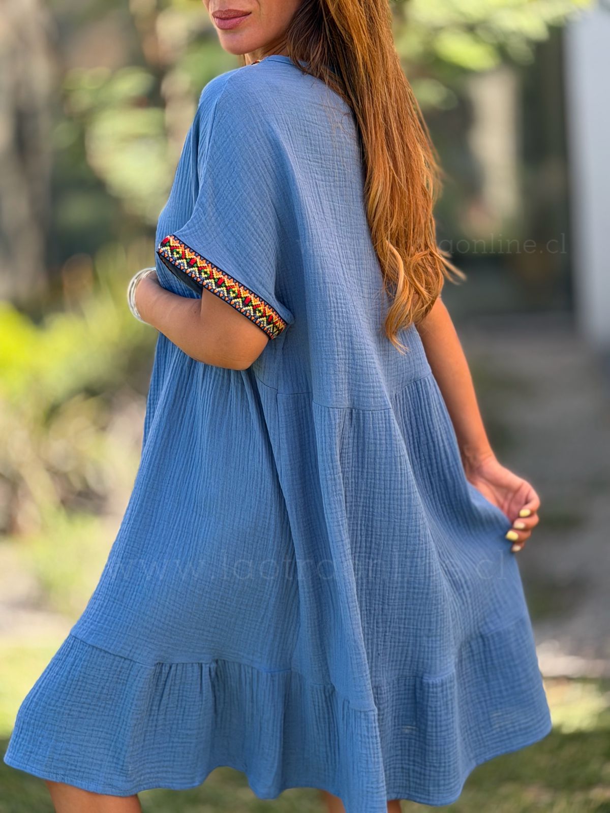 Vestido Cancún azul