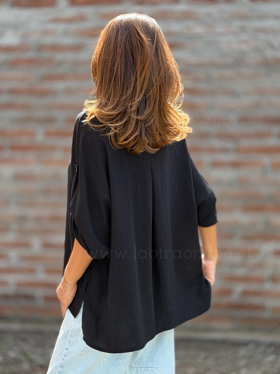 Blusa Santorini negro
