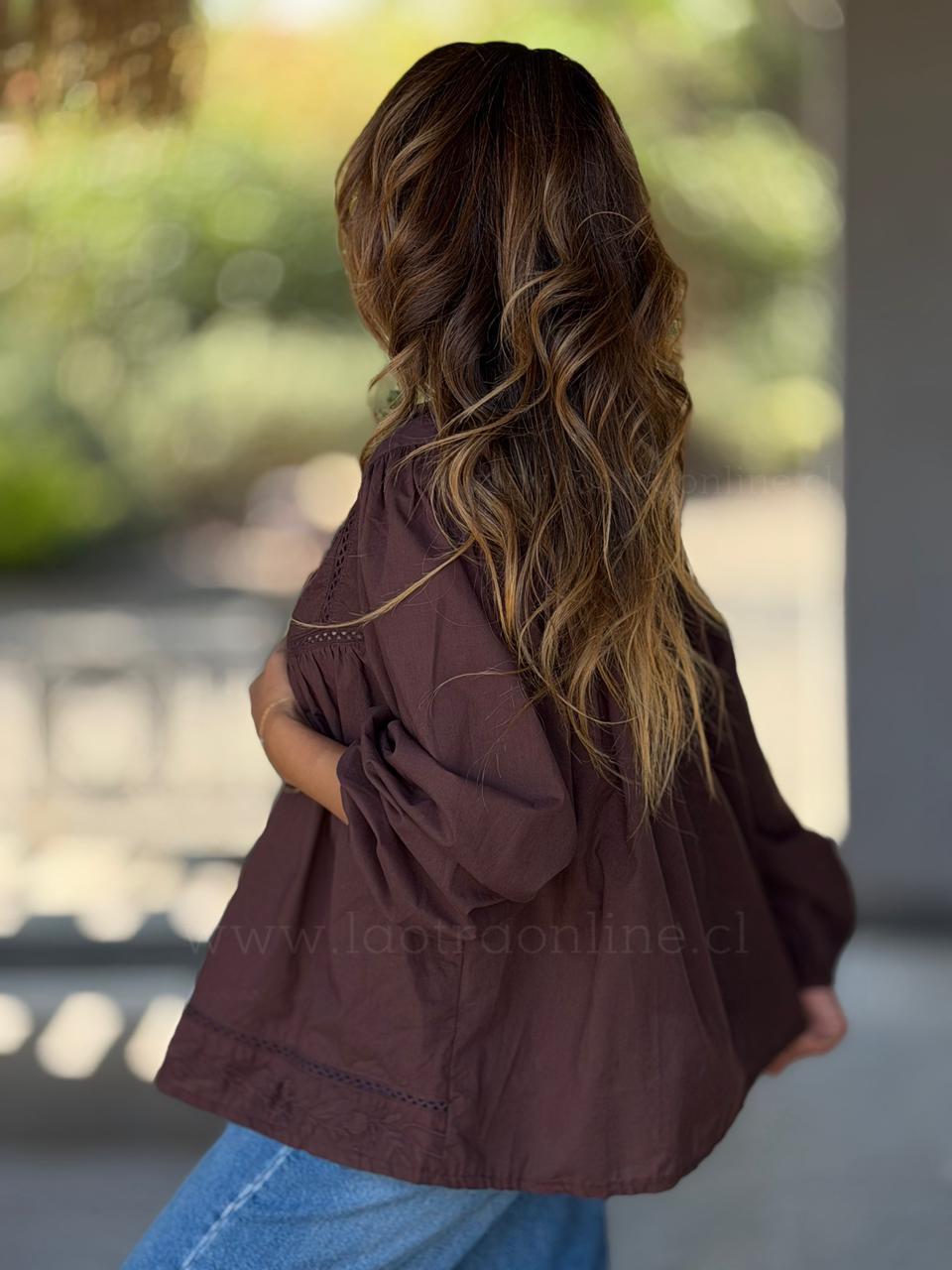 Blusa Artemisa choco
