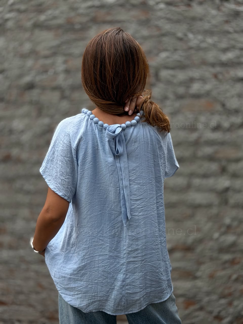 Polera Con collar jacinto