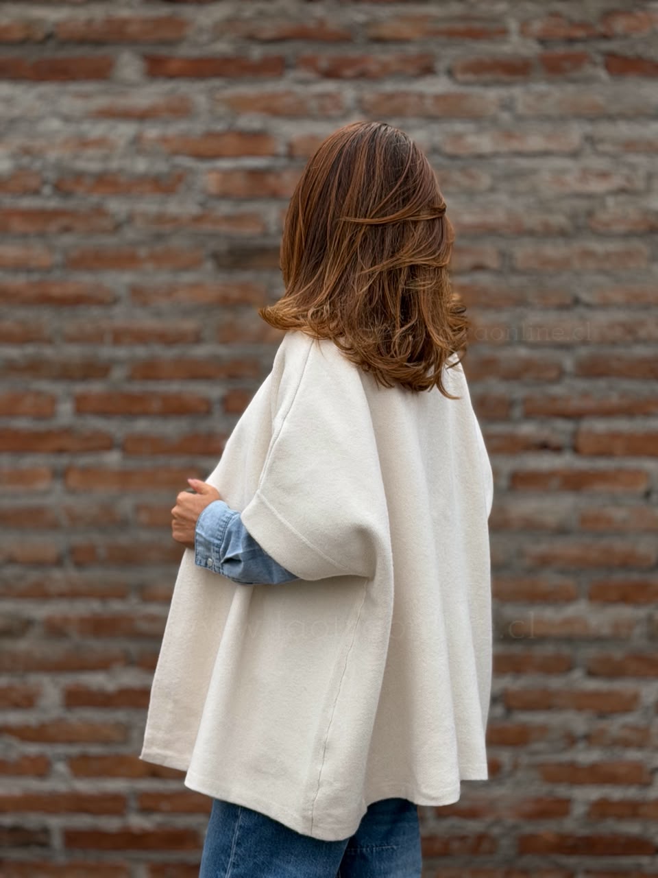 Chalecón/capa Premium crema