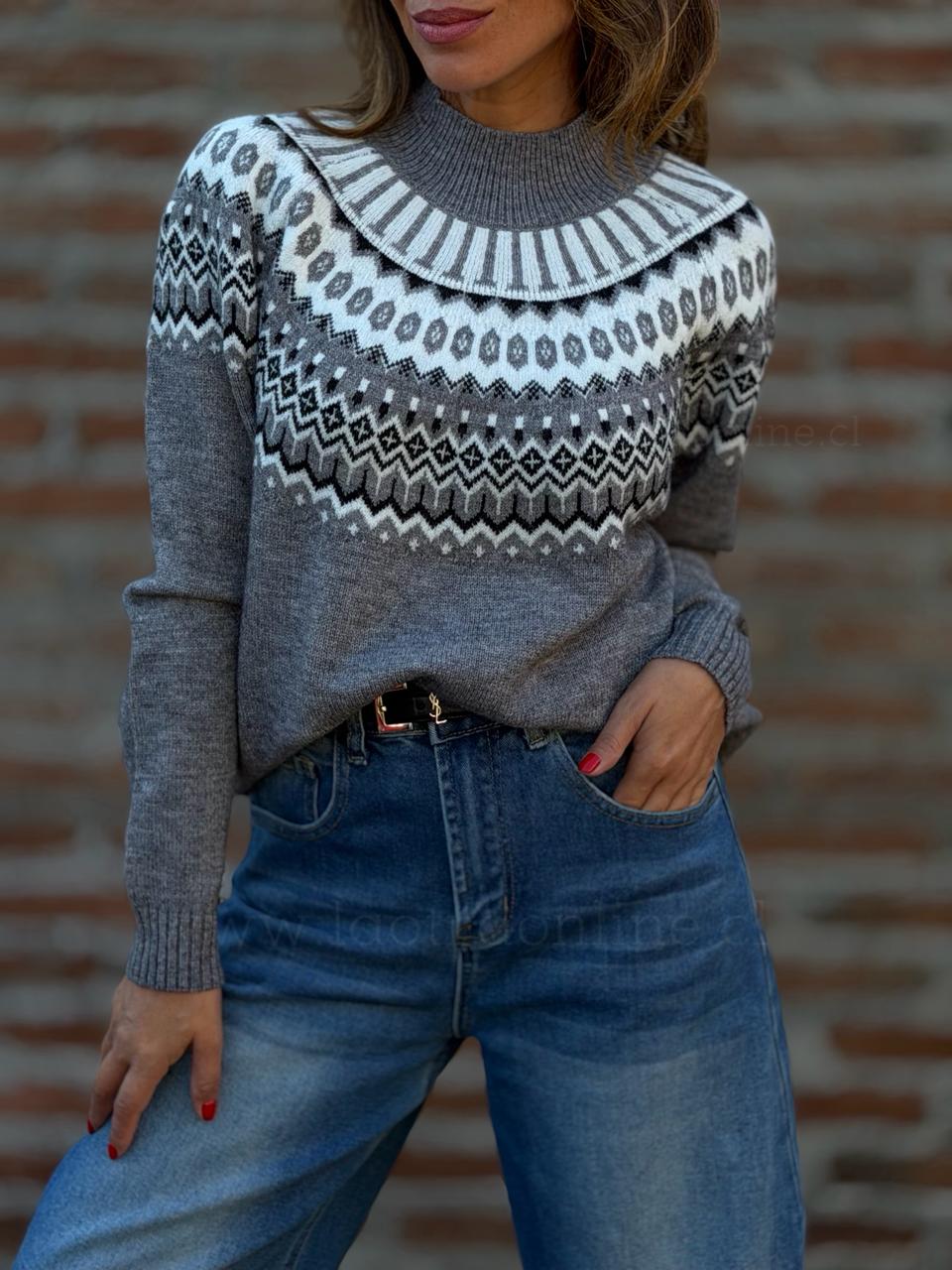 Sweater Bohemio gris