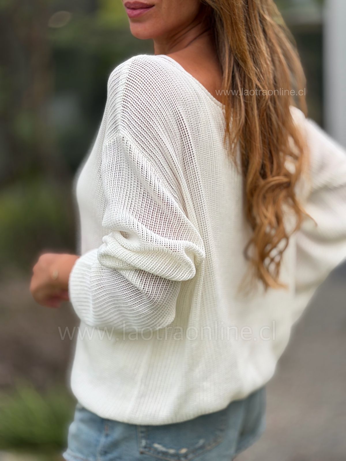 Sweater + polera Summer blanco