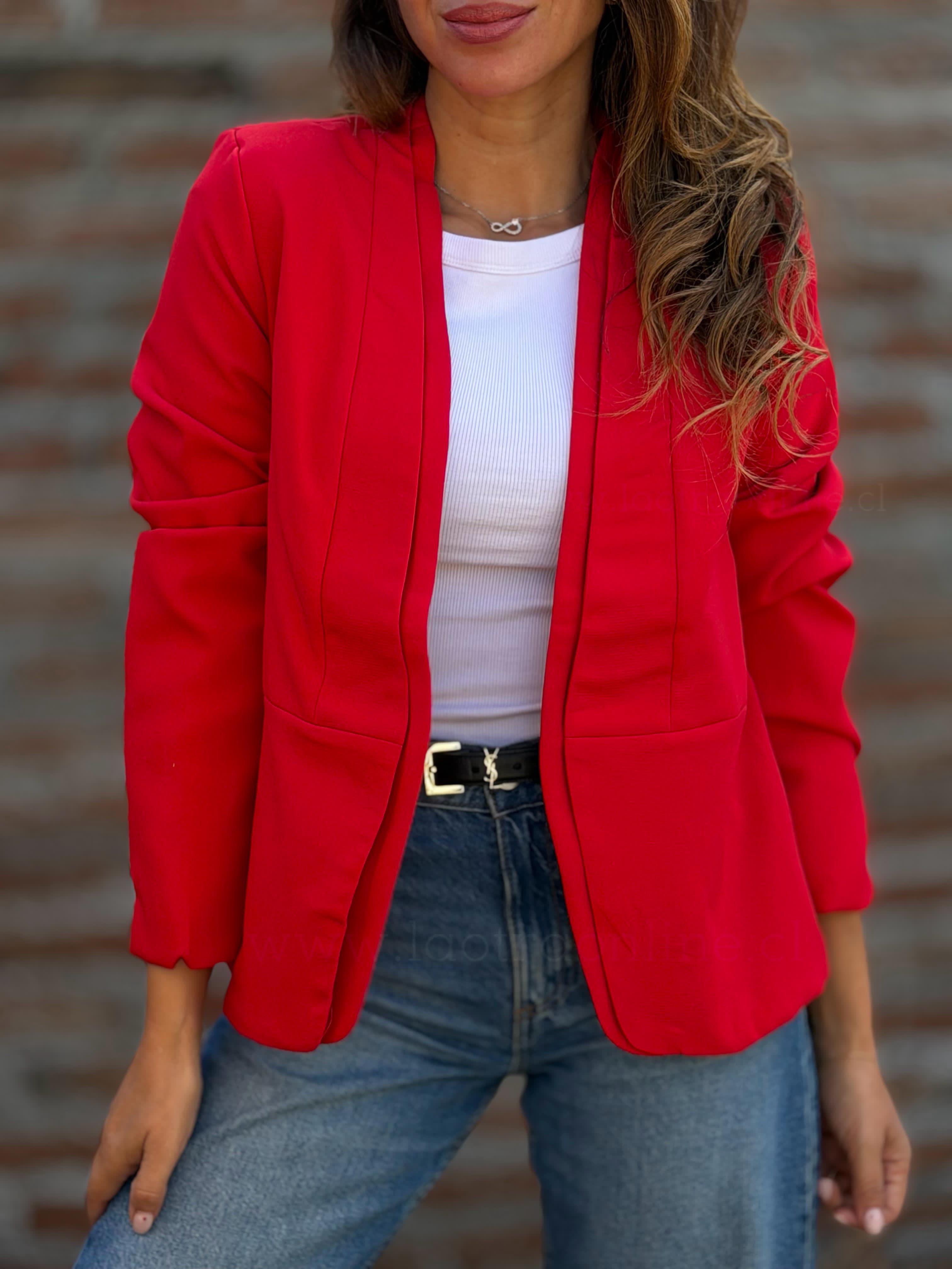 Blazer Dominga rojo