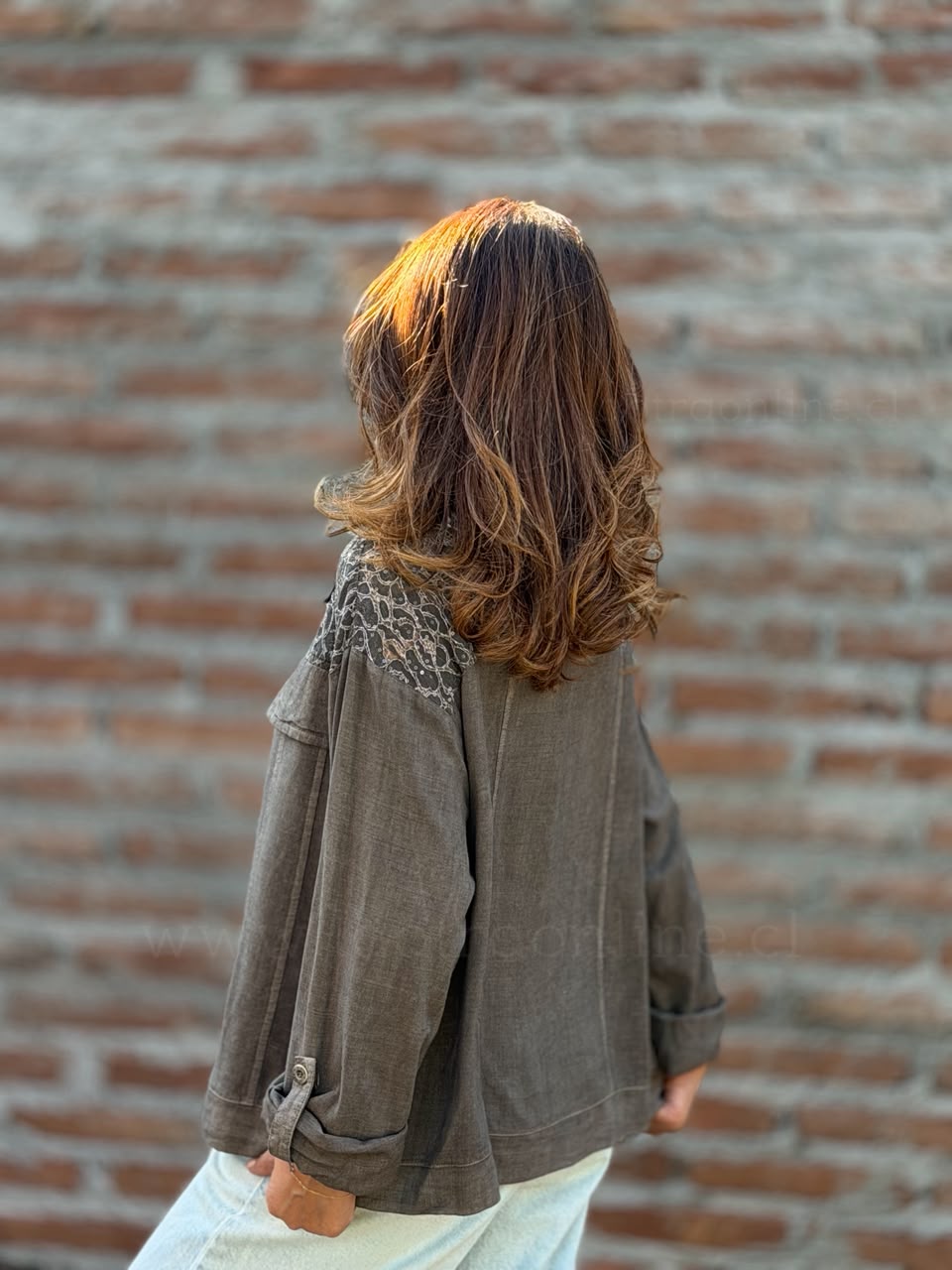 Blusa Capitanía marengo