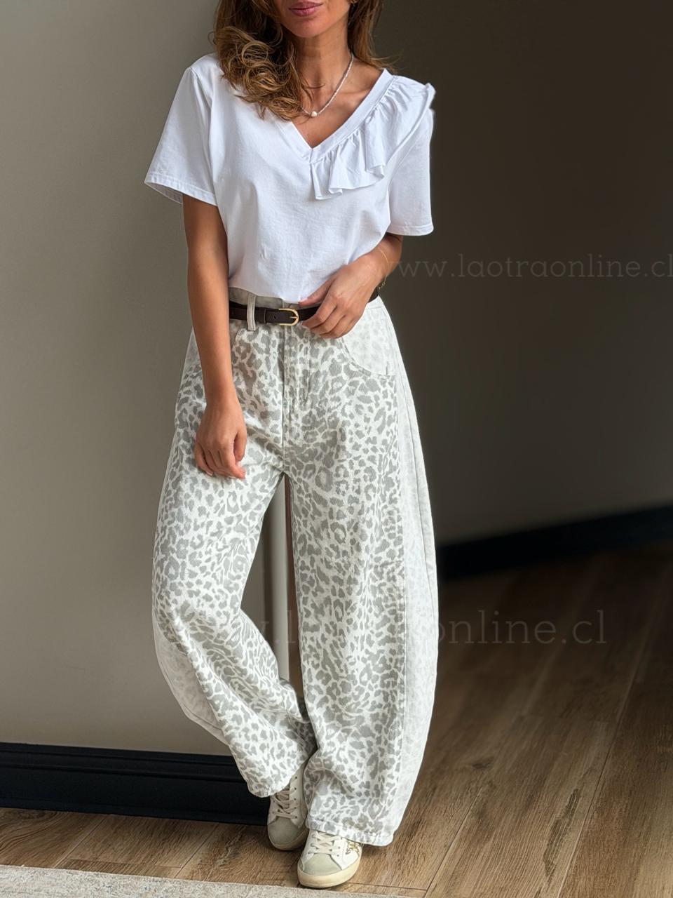 Barrel Print blanco
