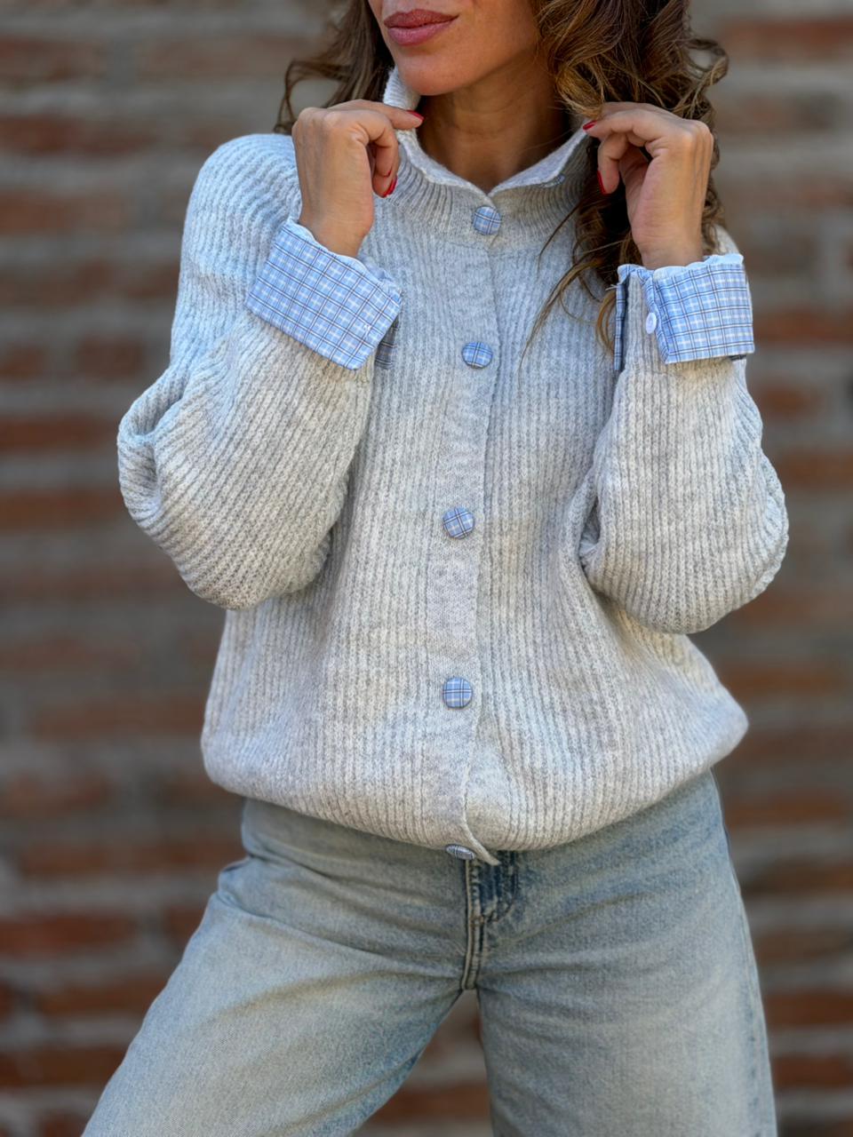 Sweater París Amelie gris