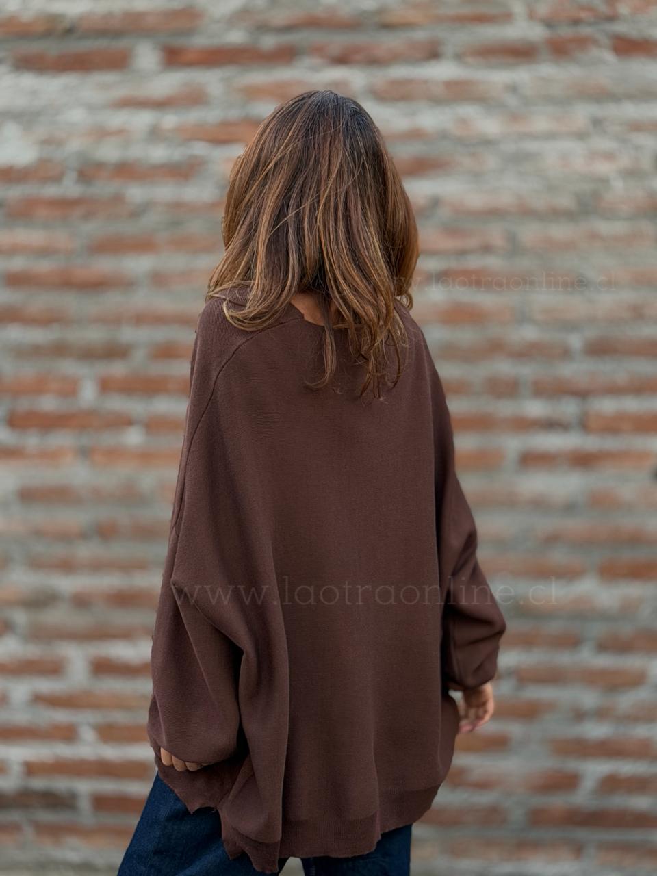 Básico Oversize marrón