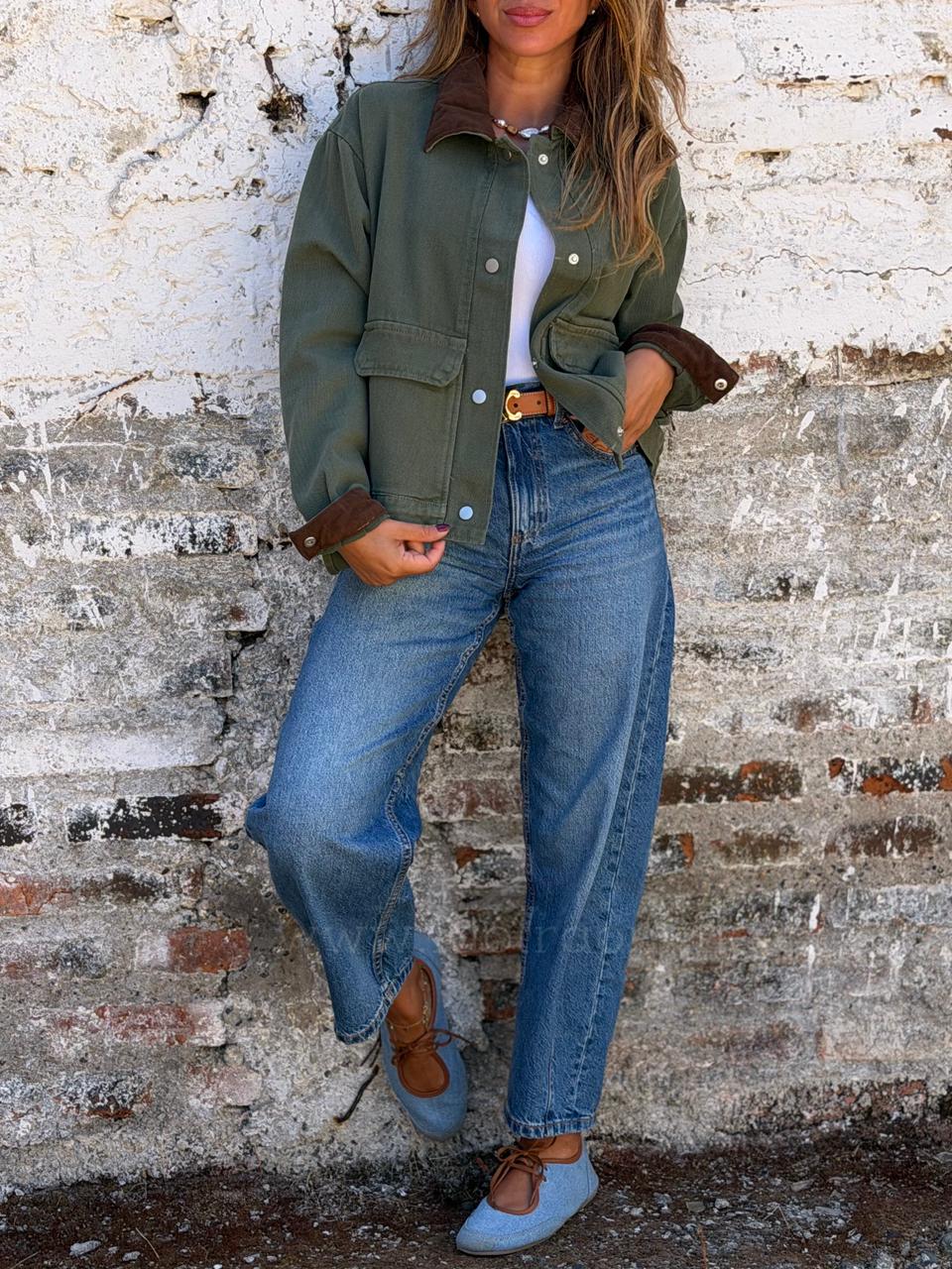 Chaqueta Barcelona olivo