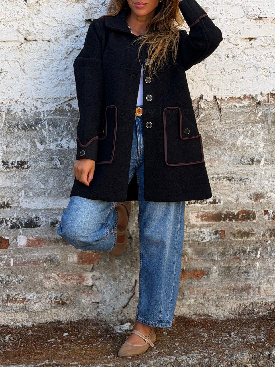 Abrigo Málaga negro
