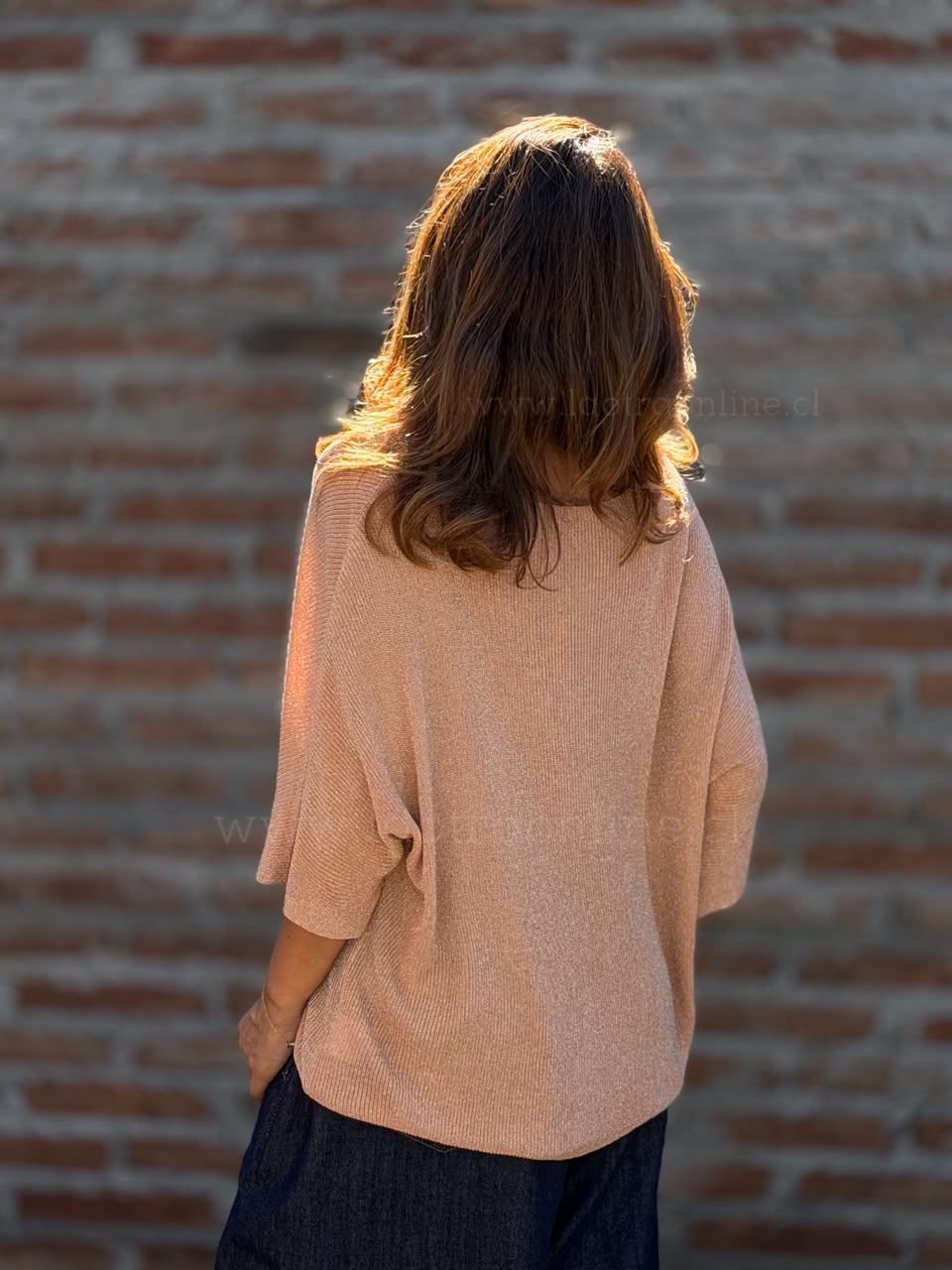 Sweater Mariquina damasco