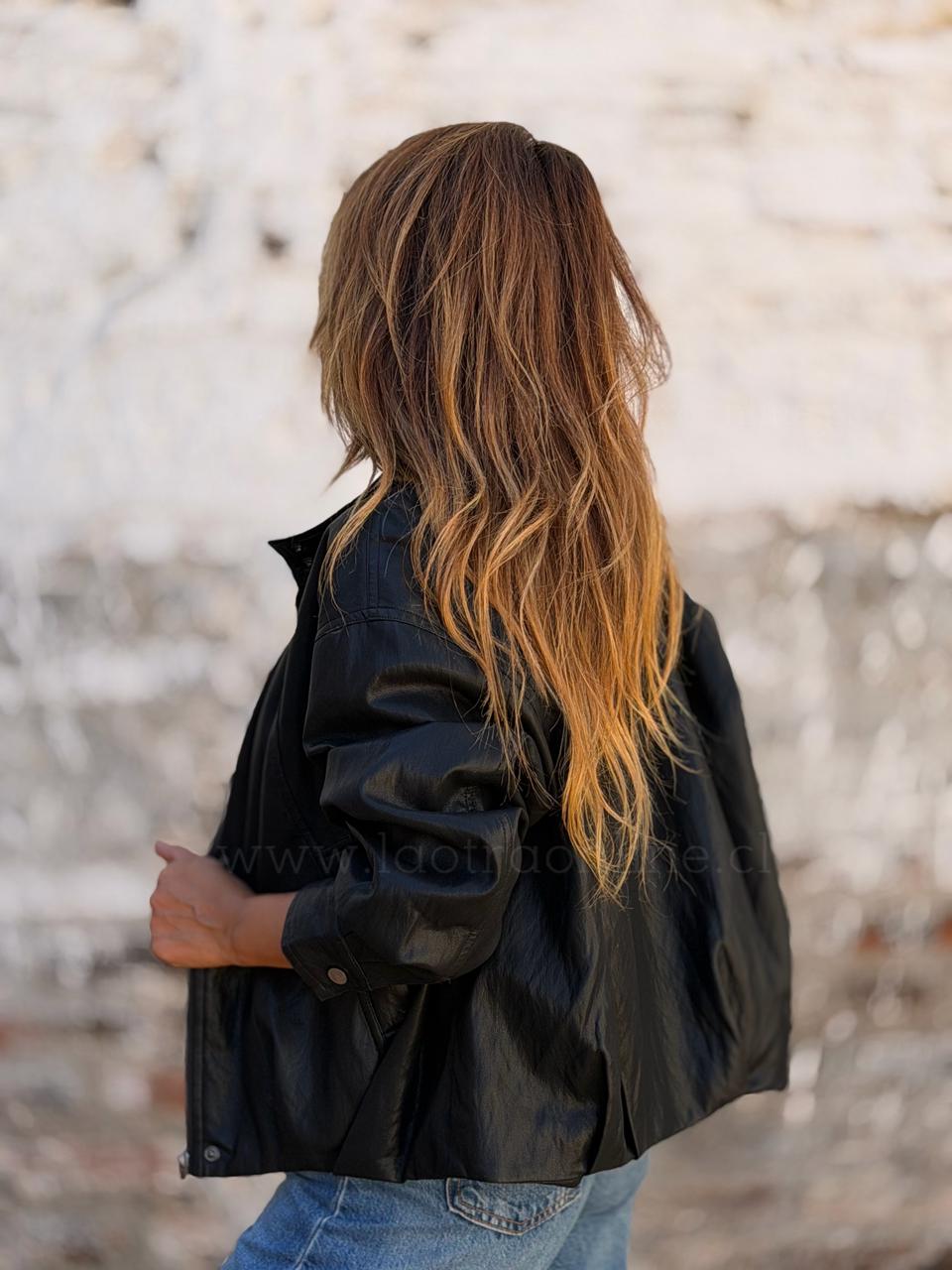 Chaqueta Harrington tendencia negro