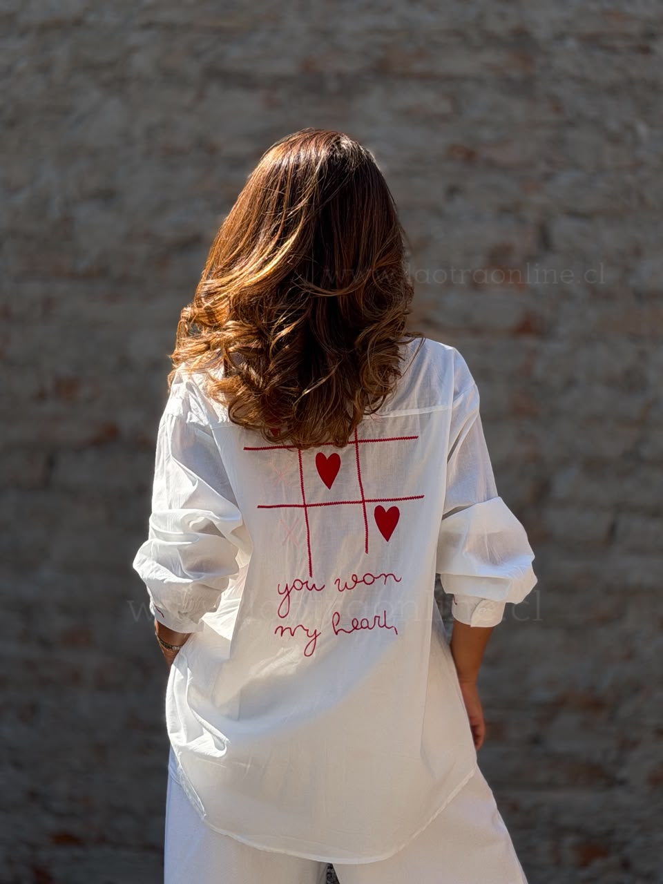 Blusa Amor blanco