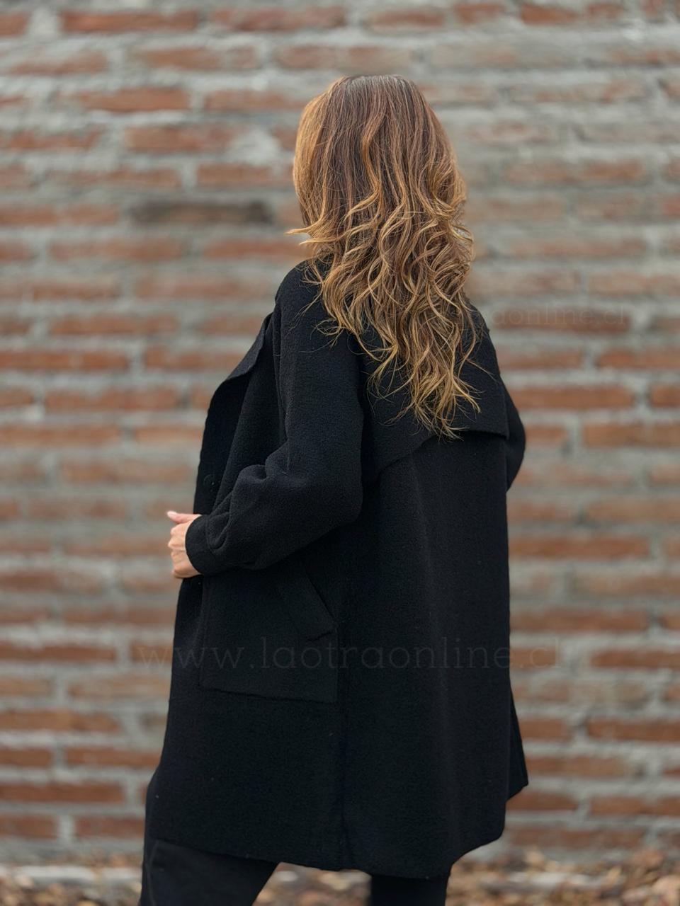 Abrigo Precioso negro