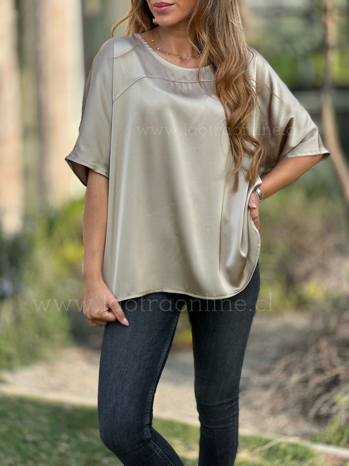 Polera Milano taupe