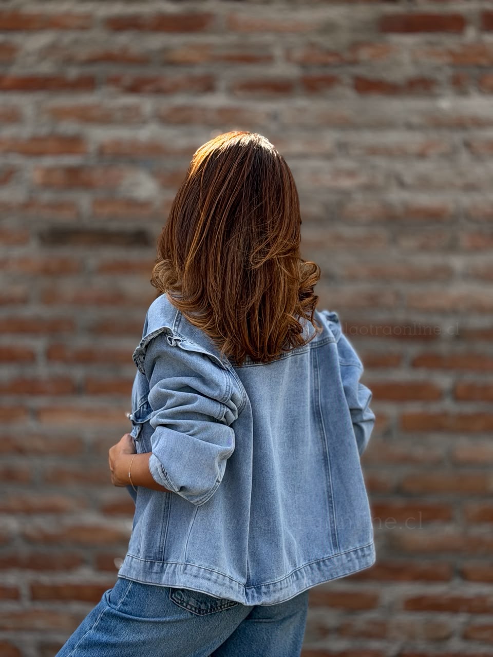 Chaqueta Amelia celeste