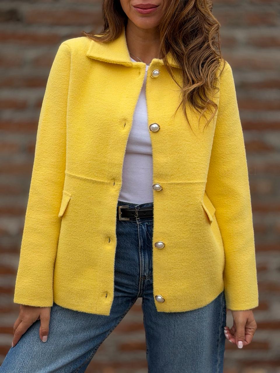 Abrigo Princesa amarillo