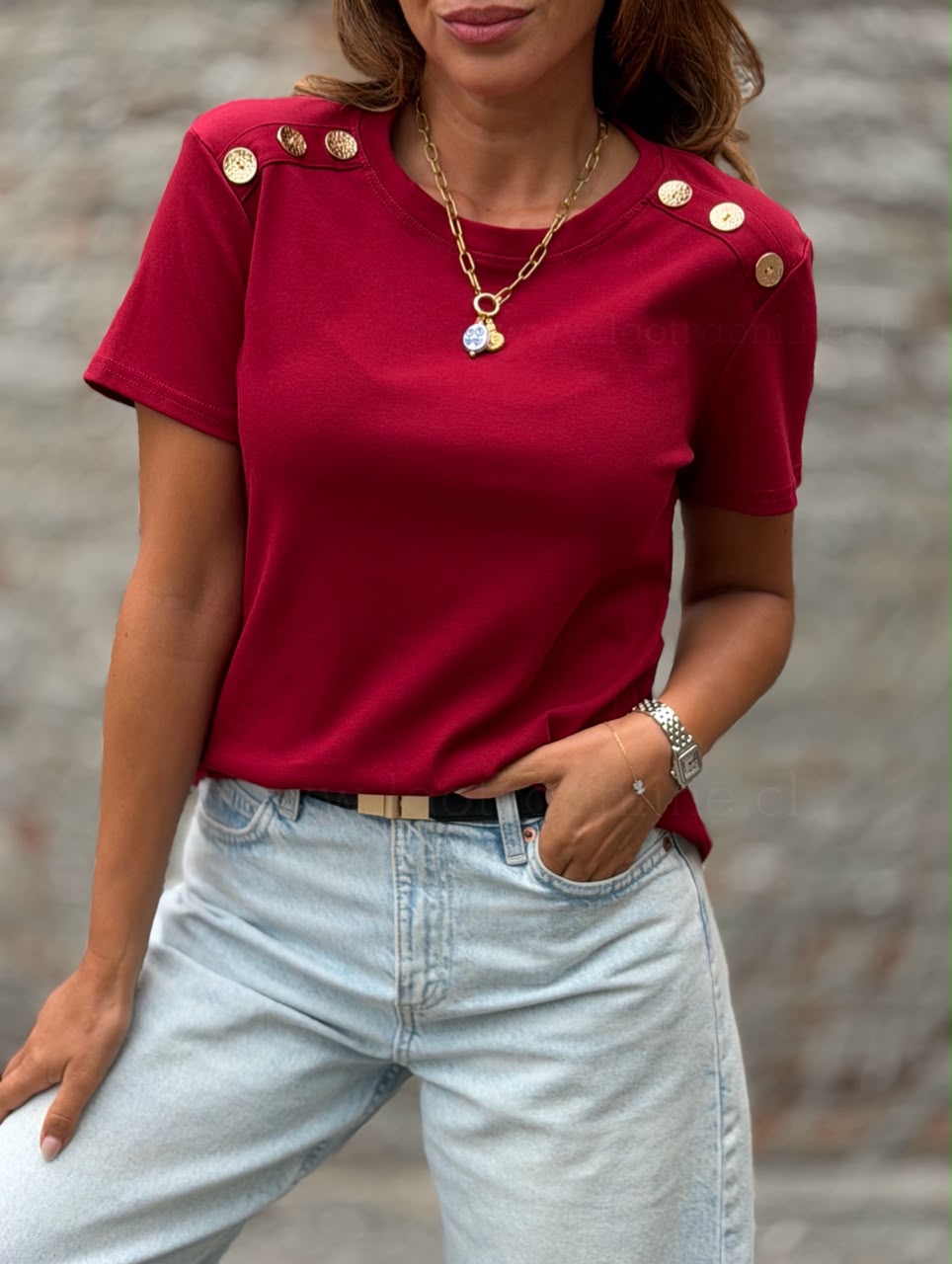 Polera Queen rojo